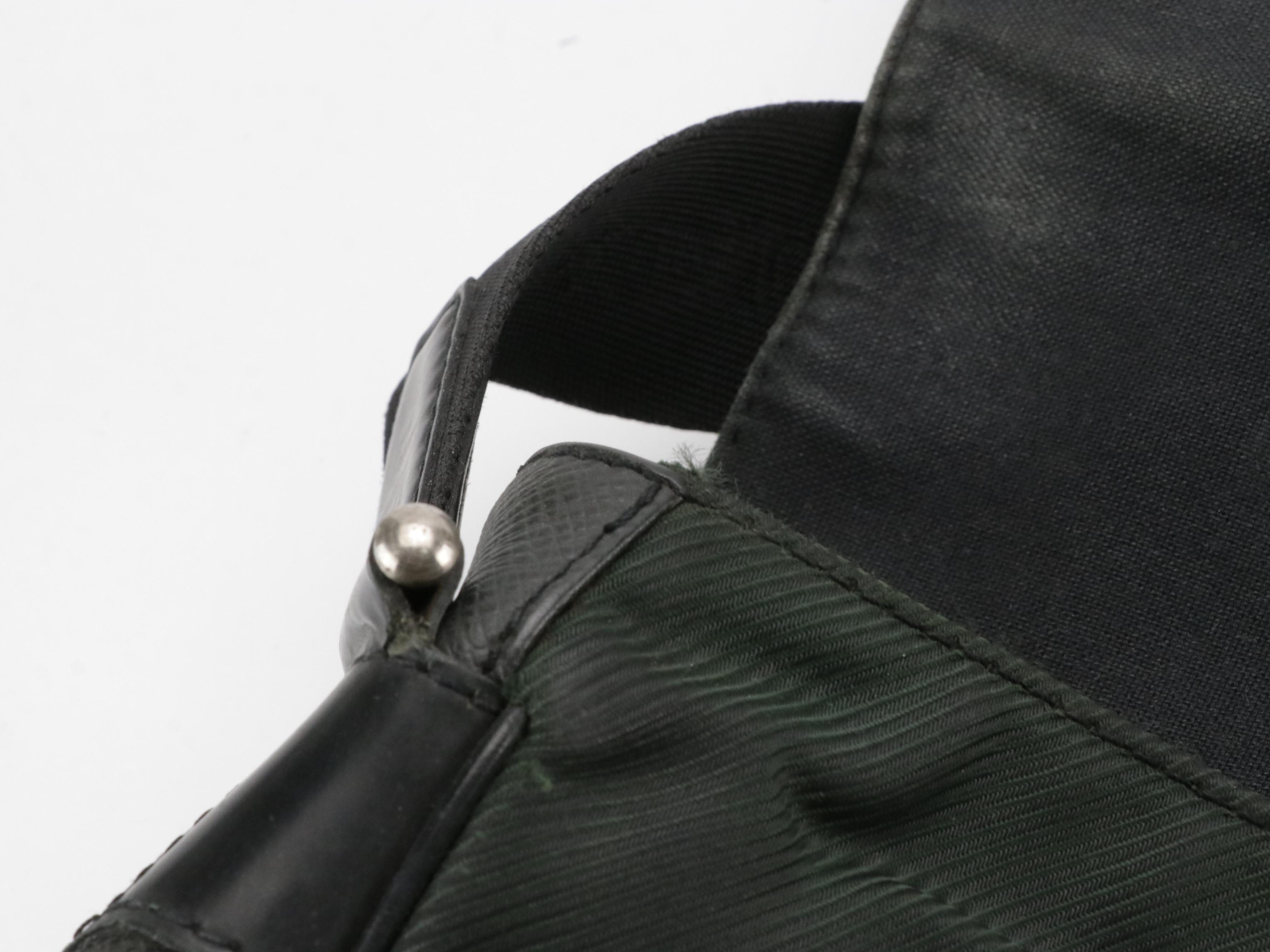 Louis Vuitton Viktor Crossbody Messenger Bag in Dark Green Taiga Leather