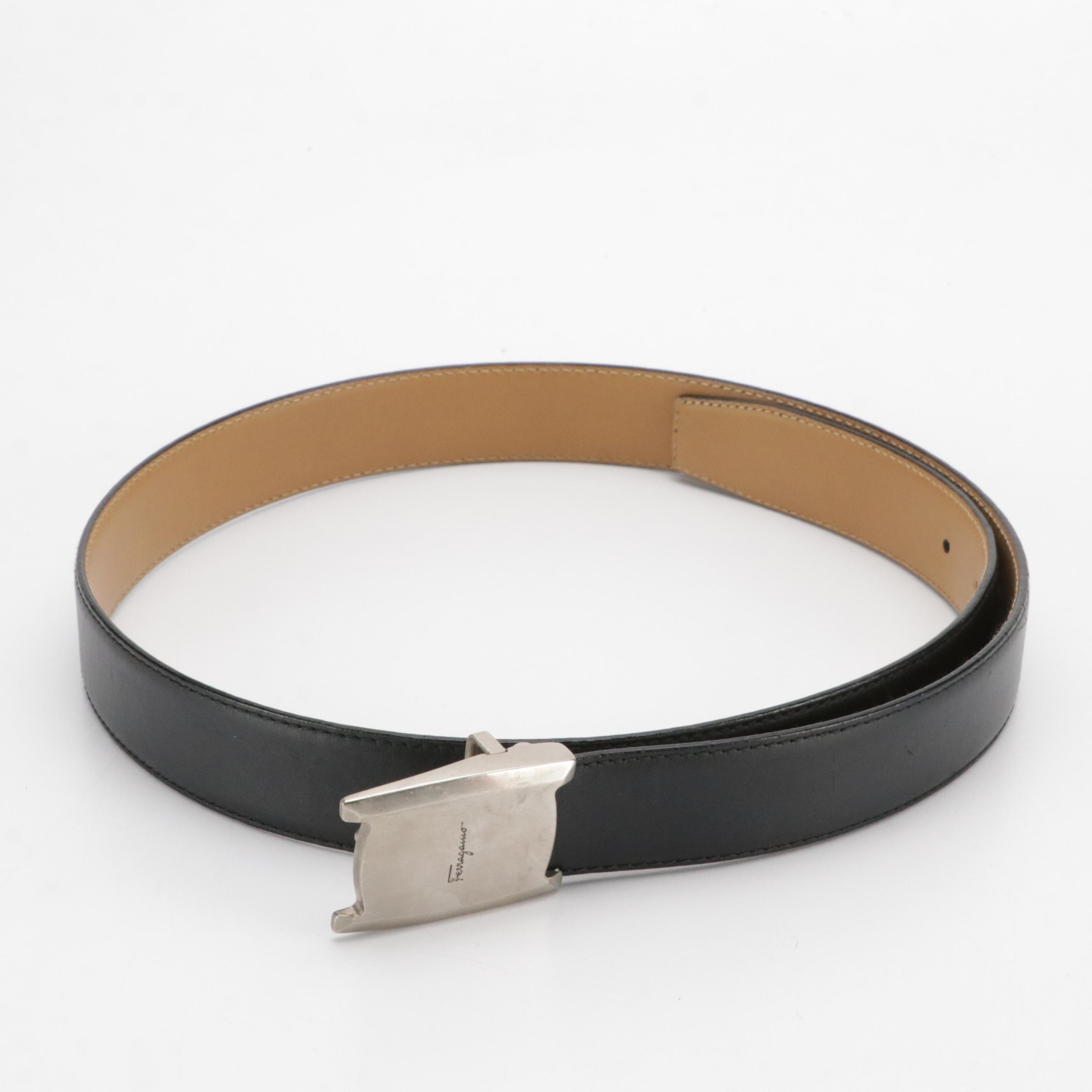 Salvatore Ferragamo Vintage Suede and Leather Belts