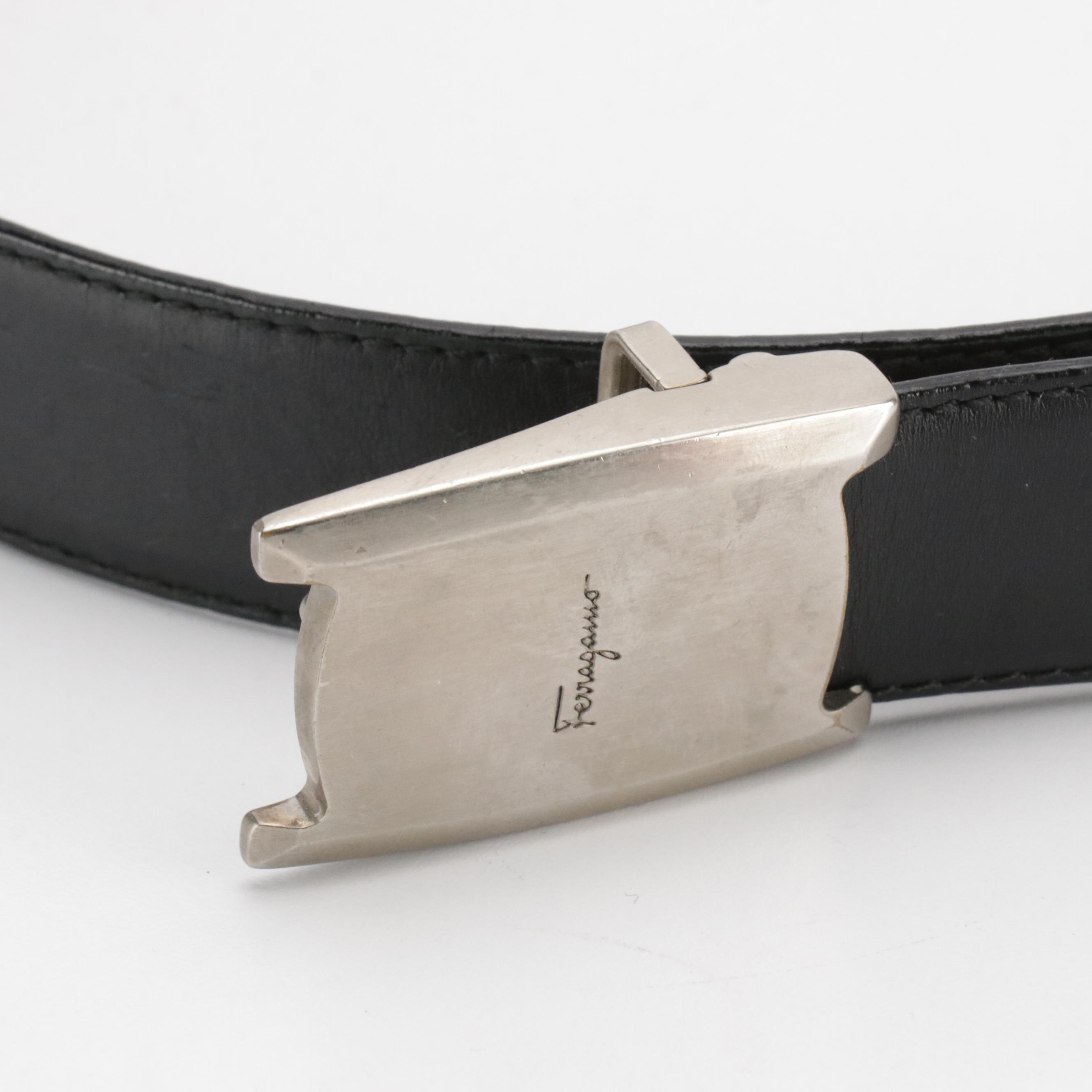 Salvatore Ferragamo Vintage Suede and Leather Belts