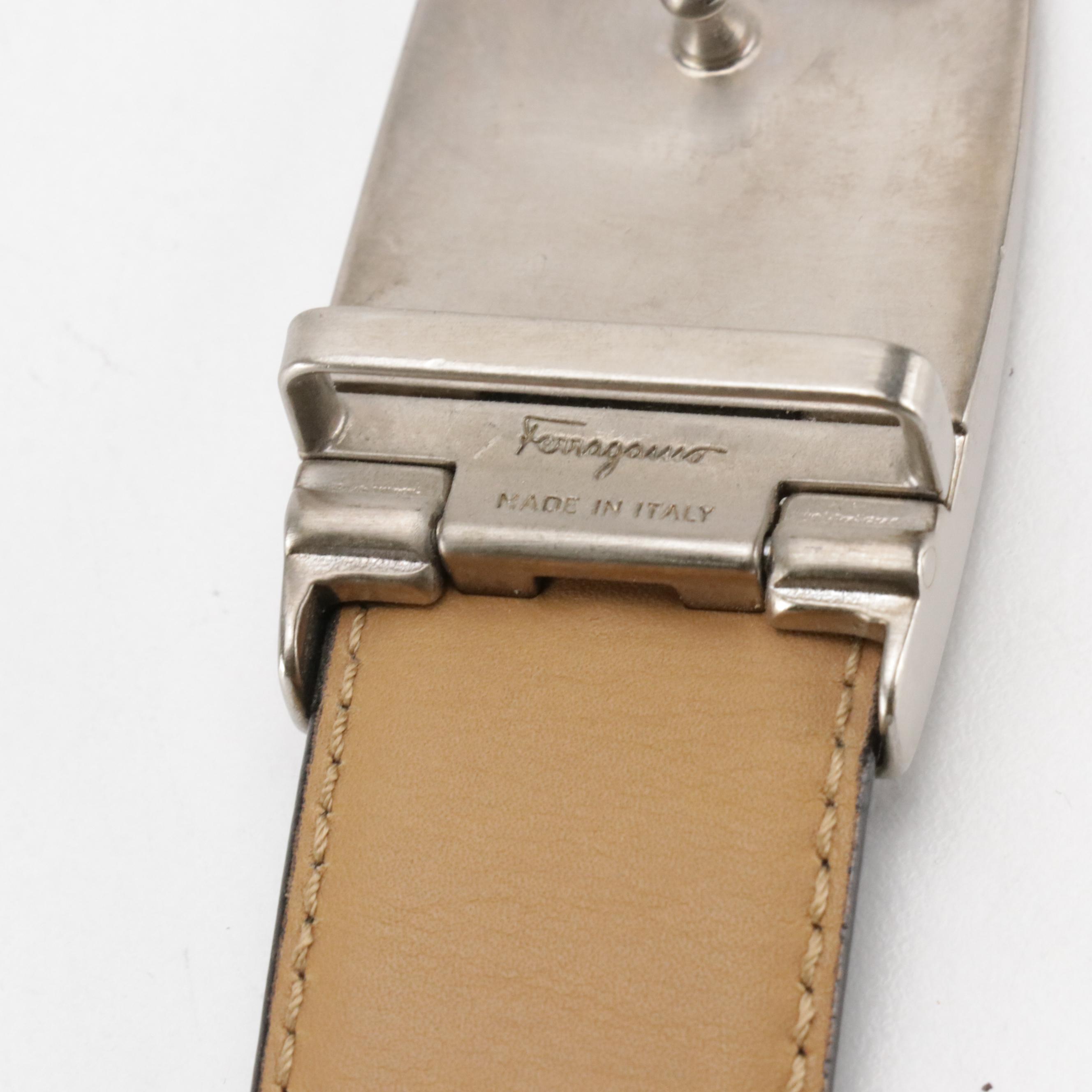 Salvatore Ferragamo Vintage Suede and Leather Belts