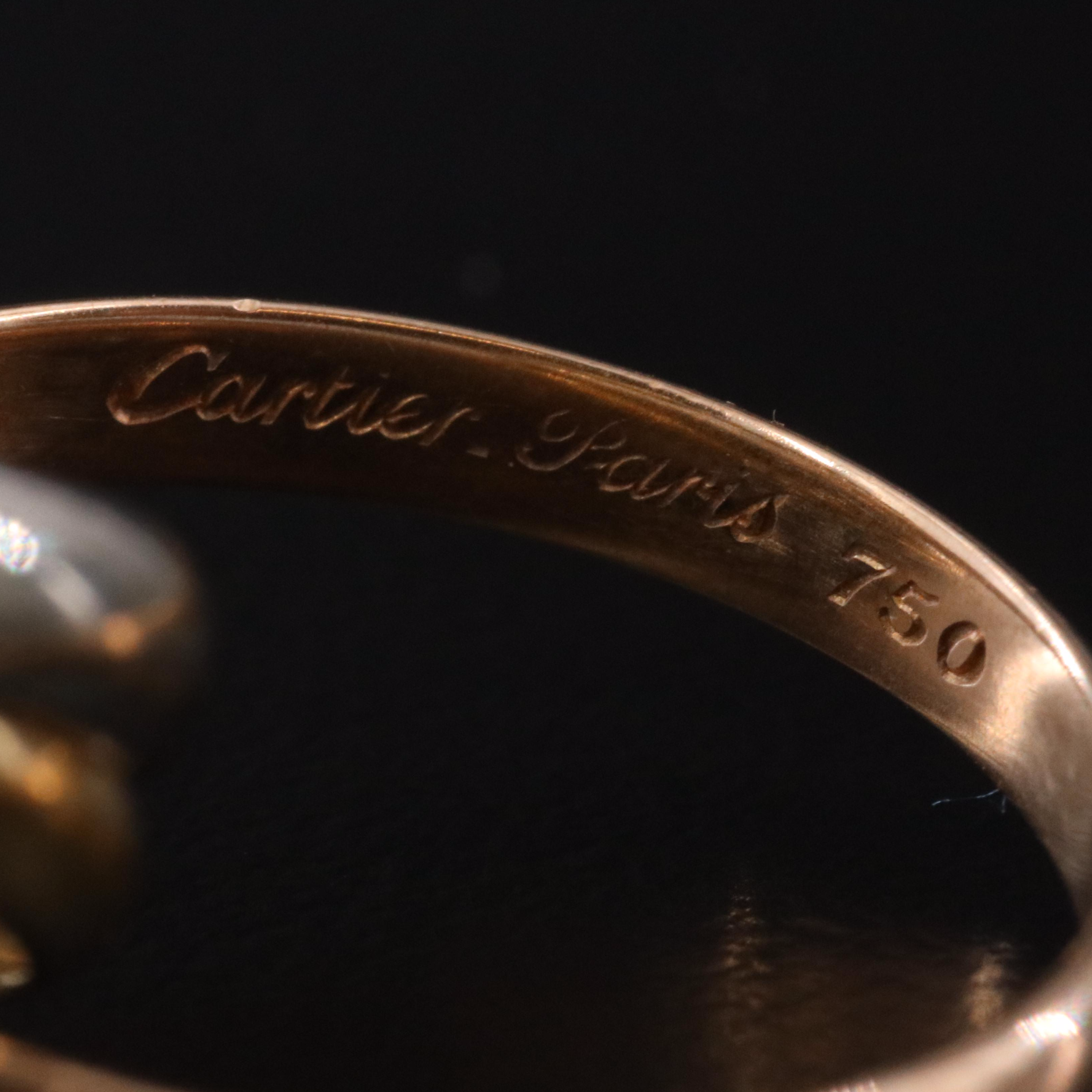 Cartier Trinity 18K Tri-Color Gold Ring