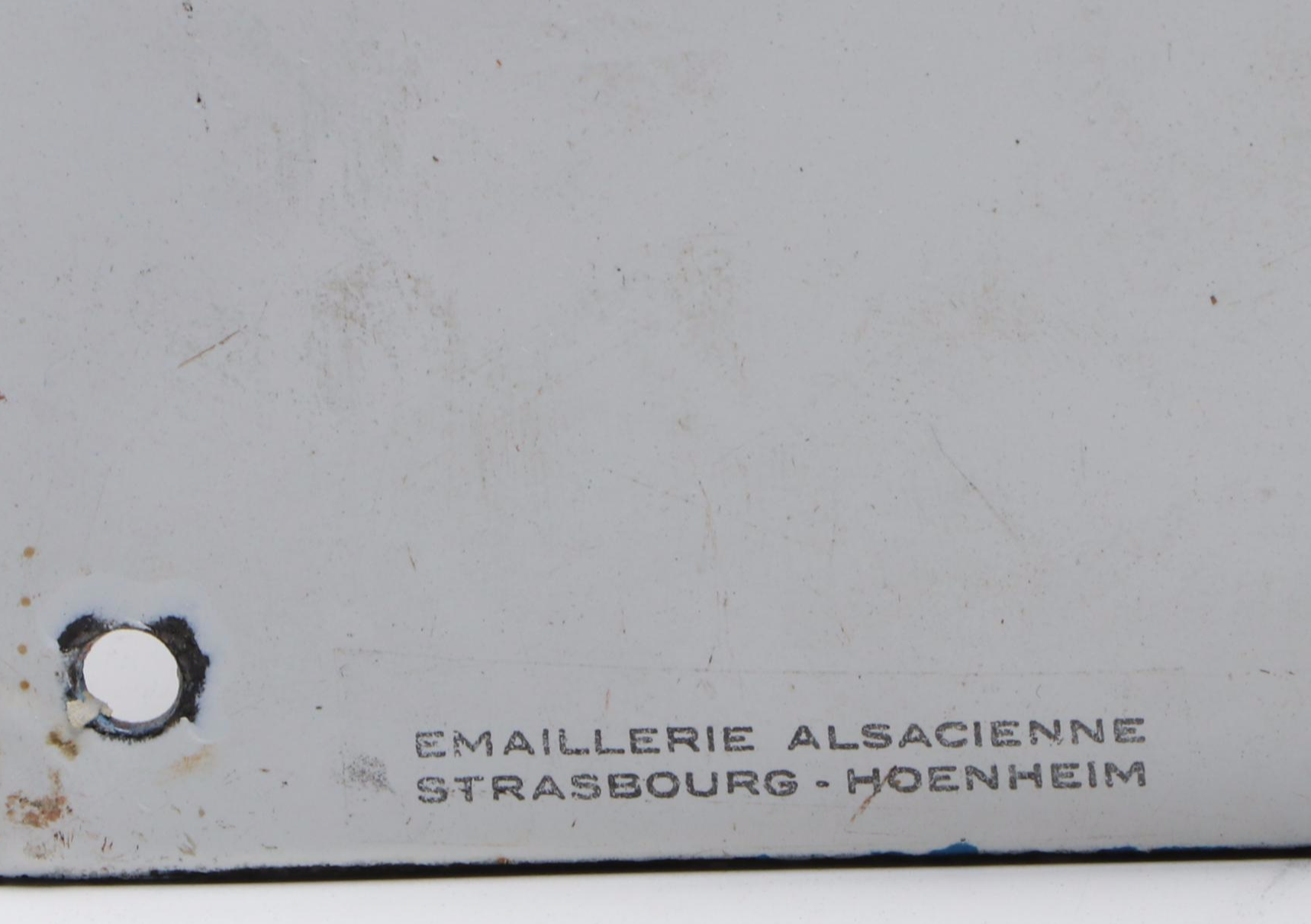 French Enamel "Restaurant de Tourisme" Sign