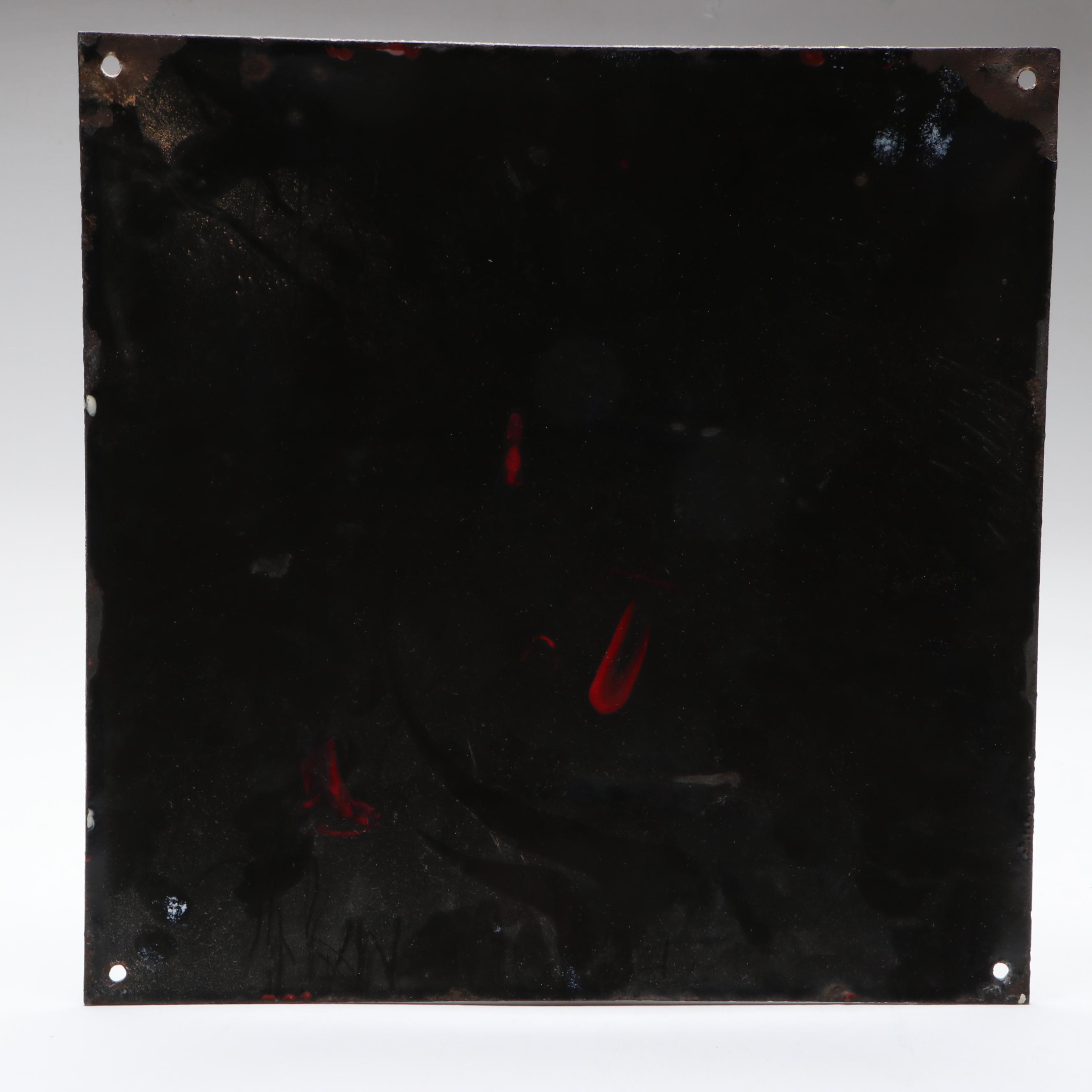 French Enamel "Restaurant de Tourisme" Sign