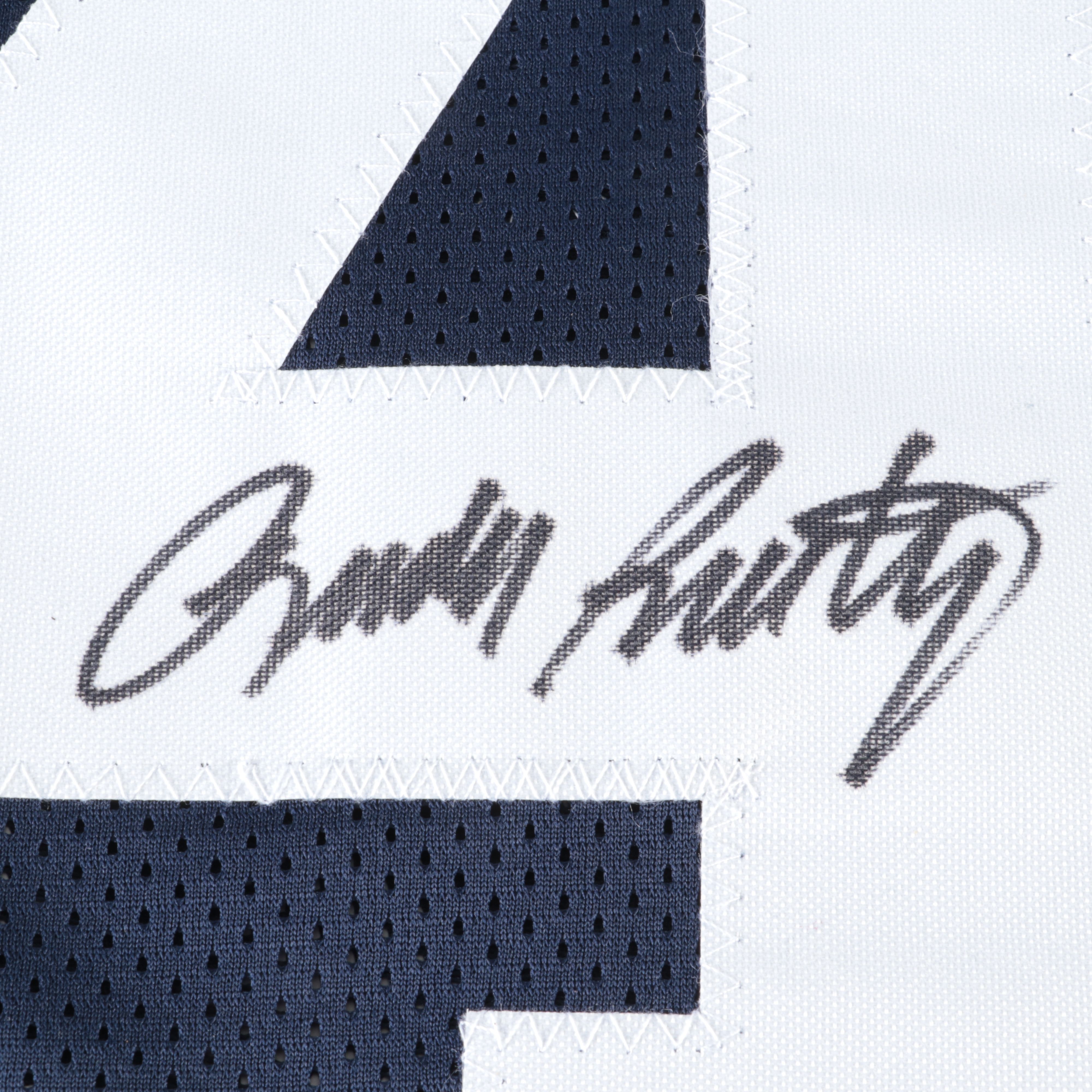 Rudy Ruettiger Signed Notre Dame Fighting Irish Football Jersey, Beckett