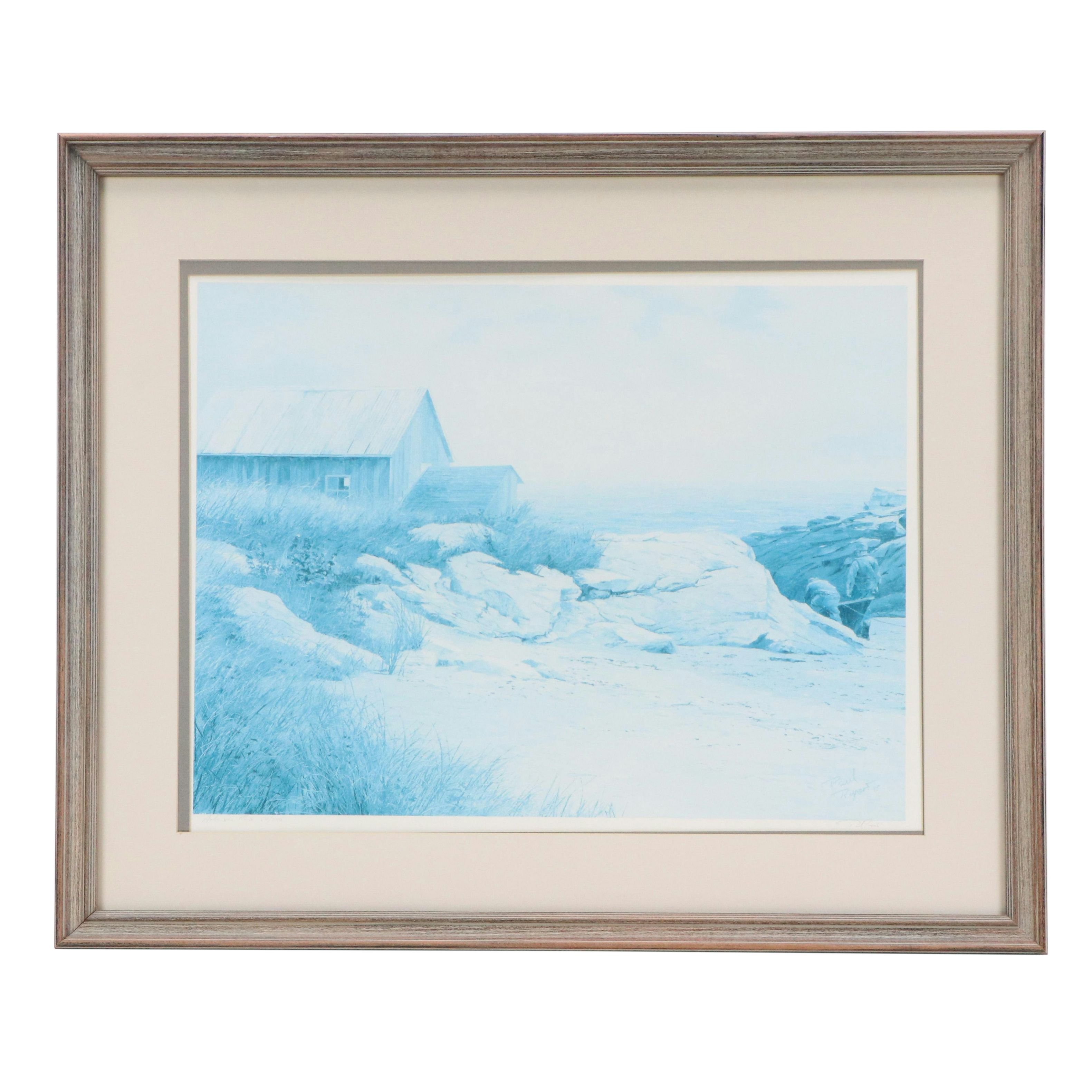 Paul Rupert Offset Lithograph "Atlantic Mist," Circa 1985