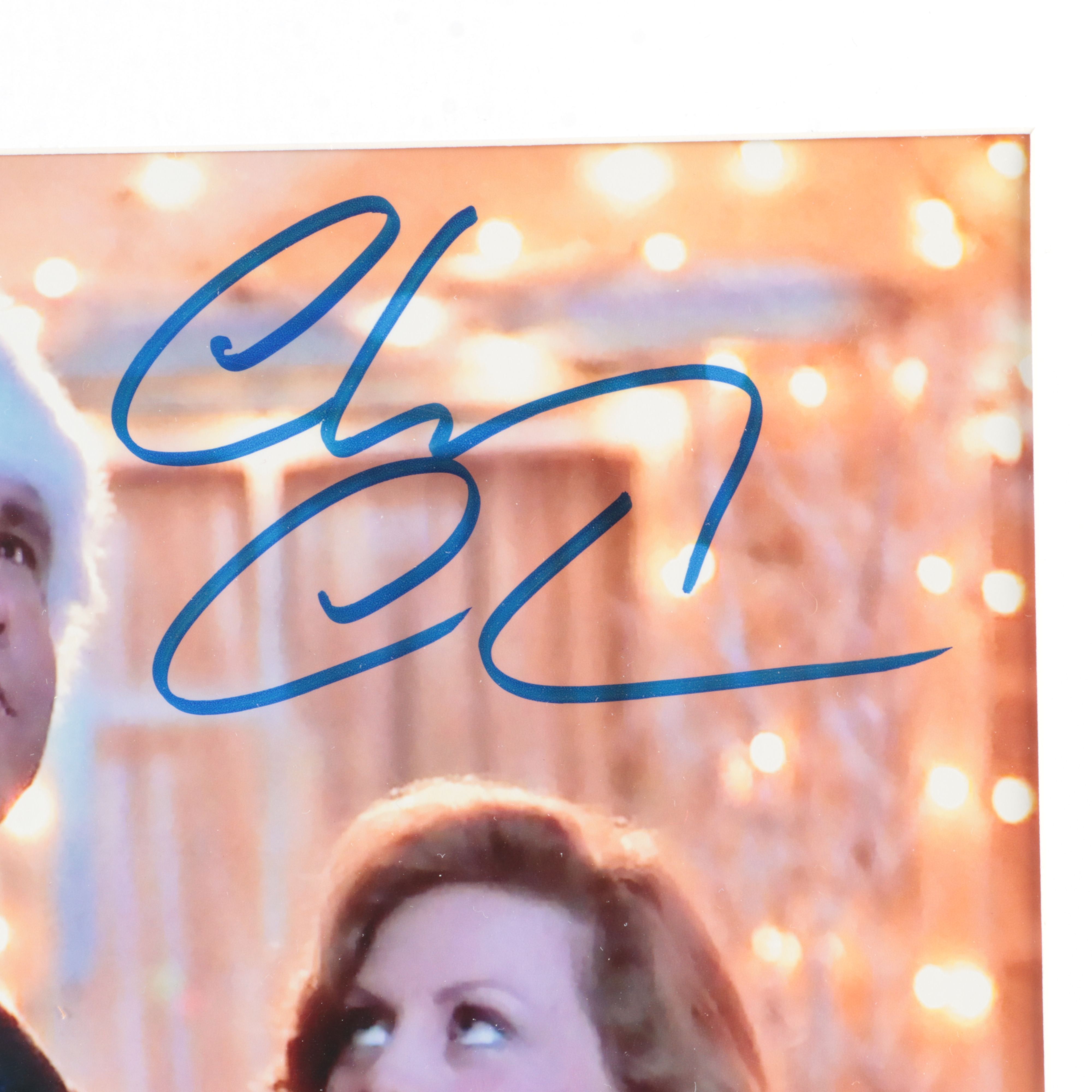 Chevy Chase Signed “Christmas Vacation” Movie Print in Matted Frame, Beckett