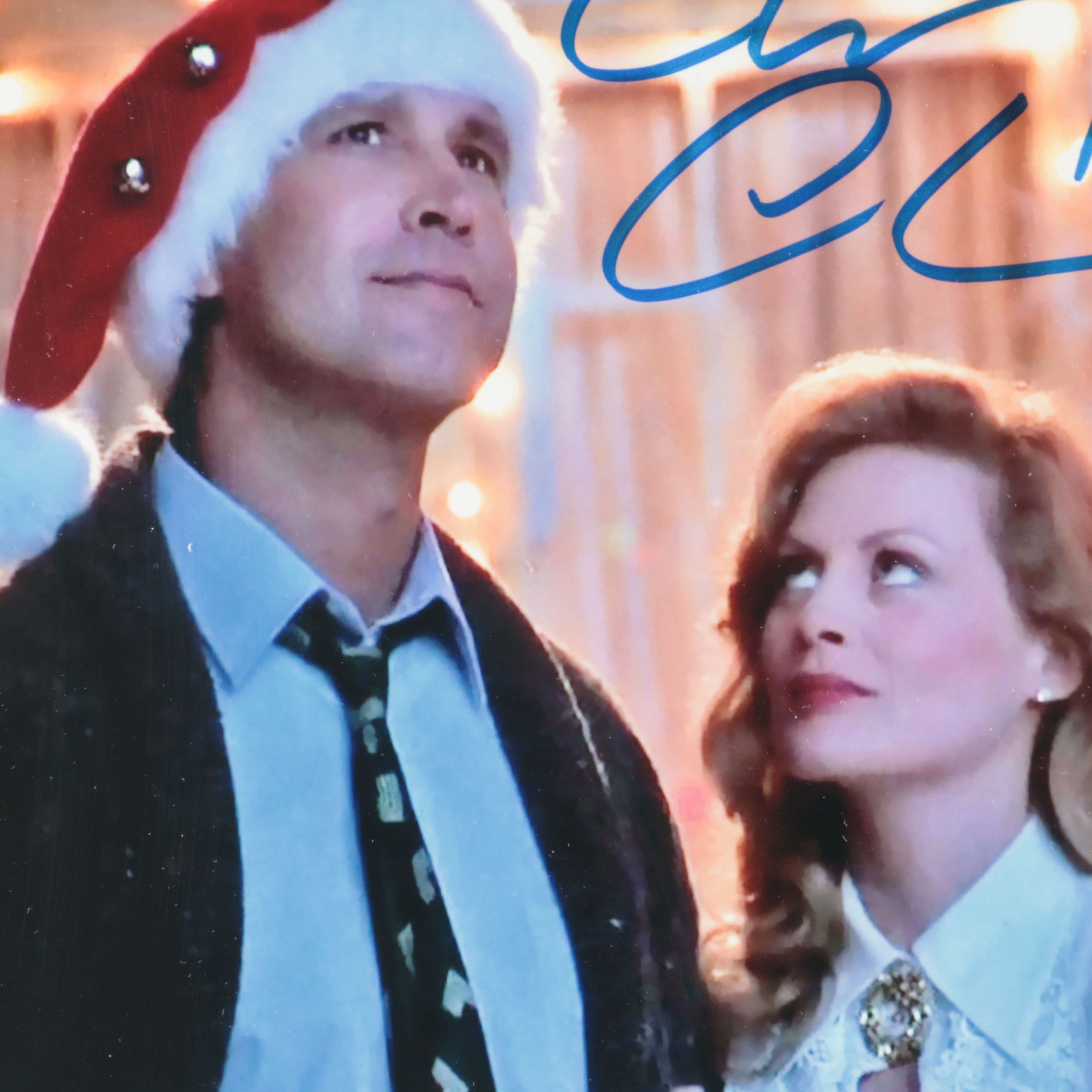 Chevy Chase Signed “Christmas Vacation” Movie Print in Matted Frame, Beckett