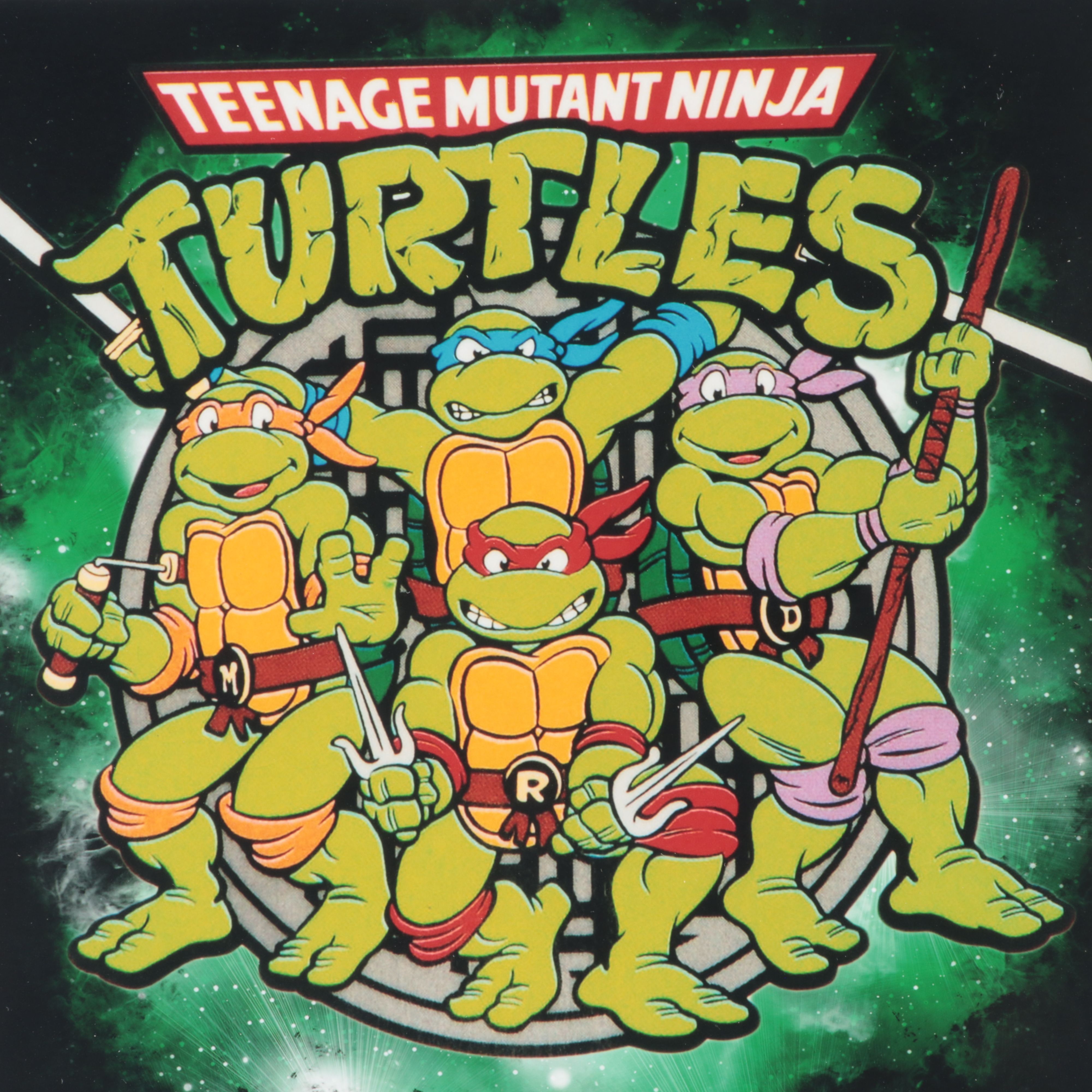 Jim Lawson Signed “Teenage Mutant Ninja Turtles” Print in Matted Frame, Beckett