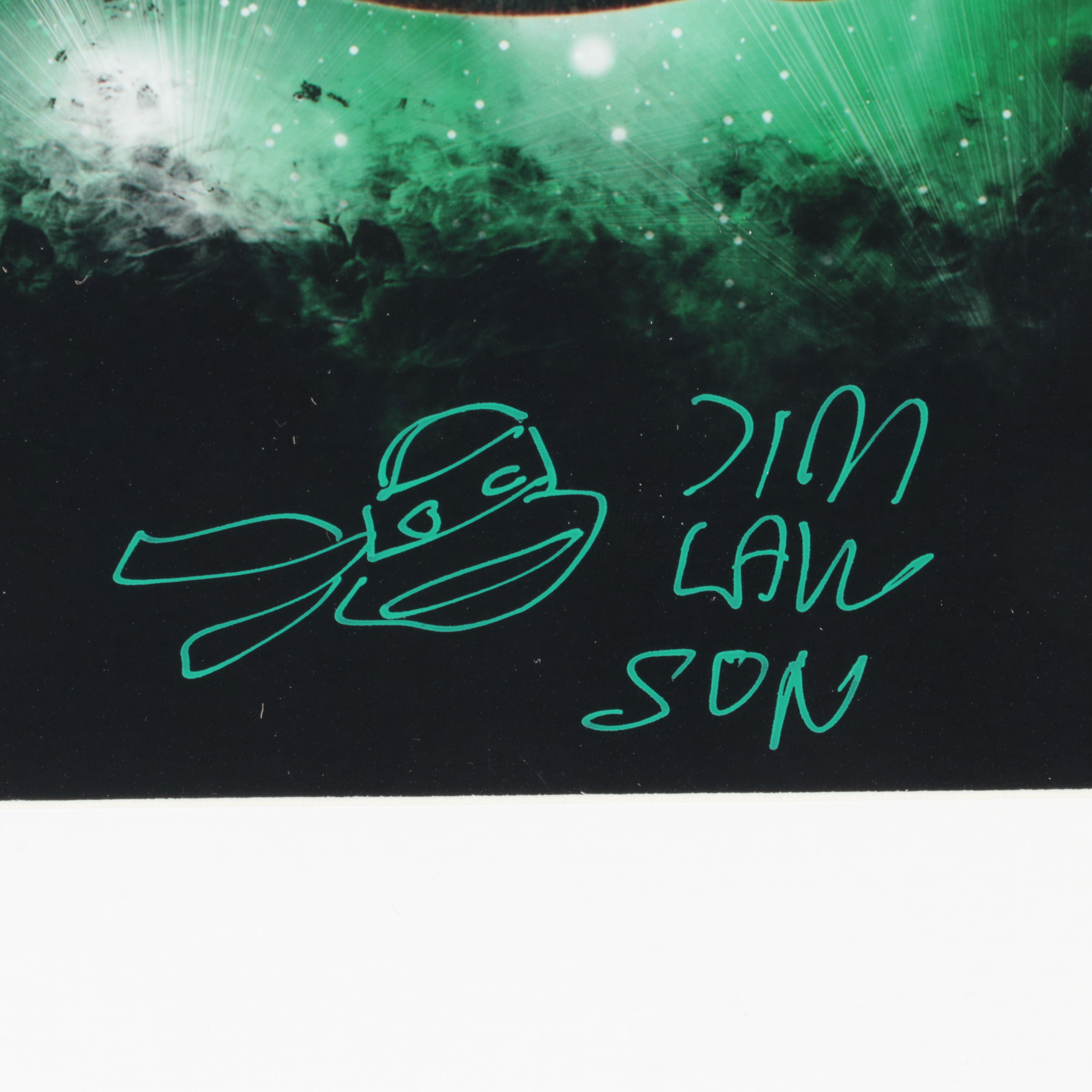 Jim Lawson Signed “Teenage Mutant Ninja Turtles” Print in Matted Frame, Beckett