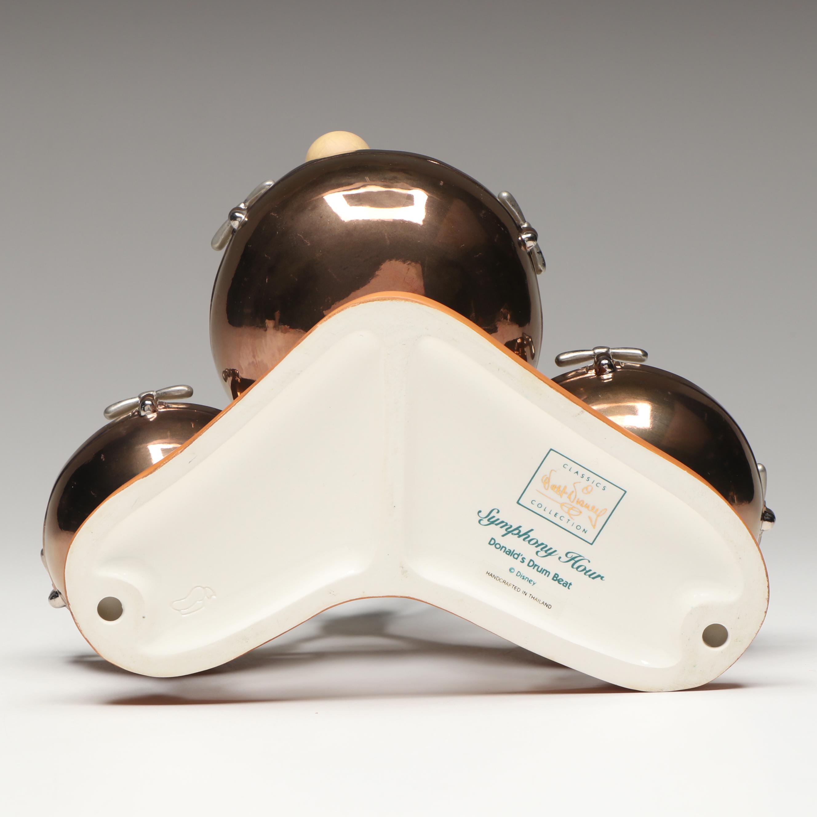 Disney Symphony Hour "Donald's Drum Beat" Porcelain Figurine, 1996-1997