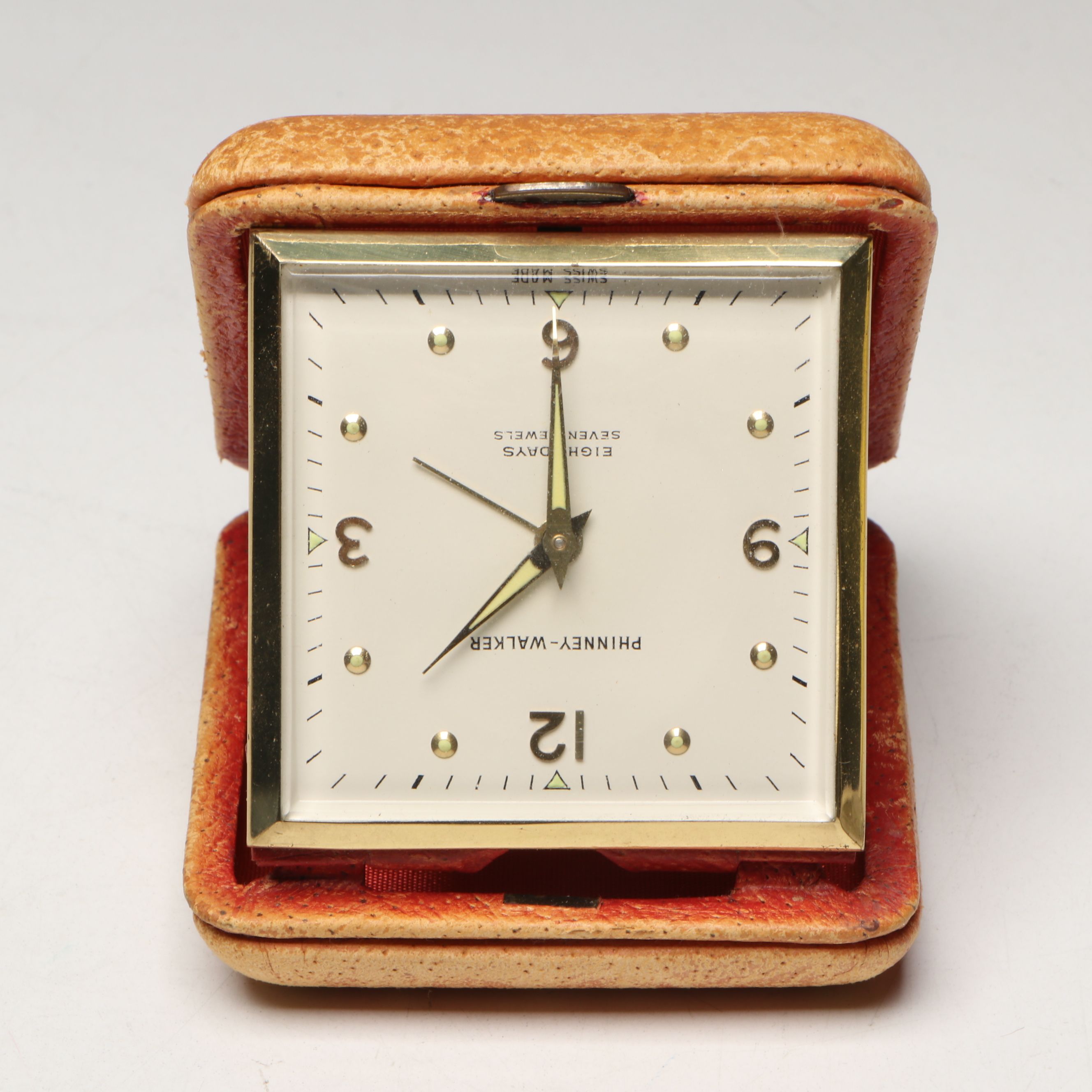 Elgin World Travel Clock with Phinney-Walker, Linden and Other Metal Clock