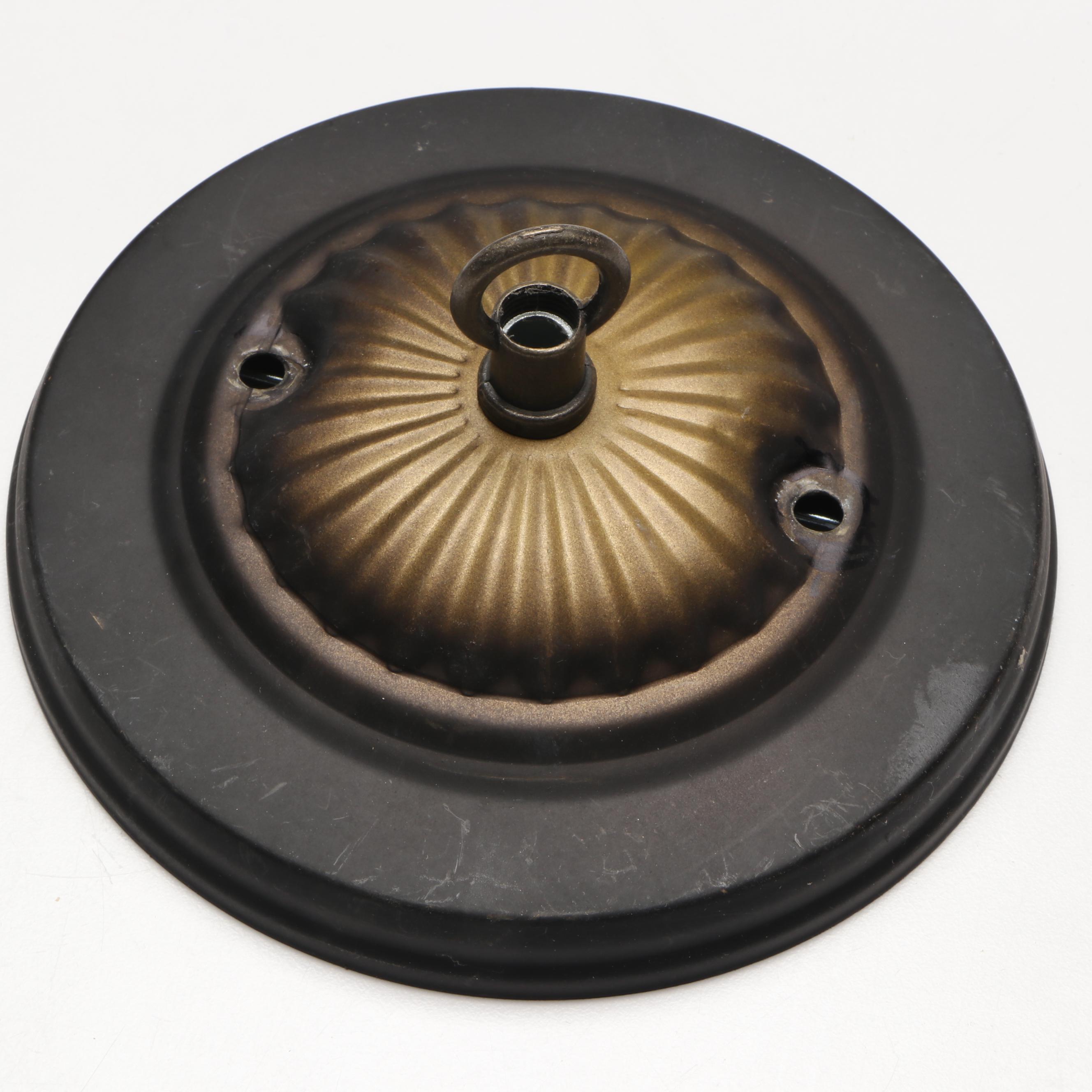 David T. Smith Tin and Turned Wood Candlestick Chandelier