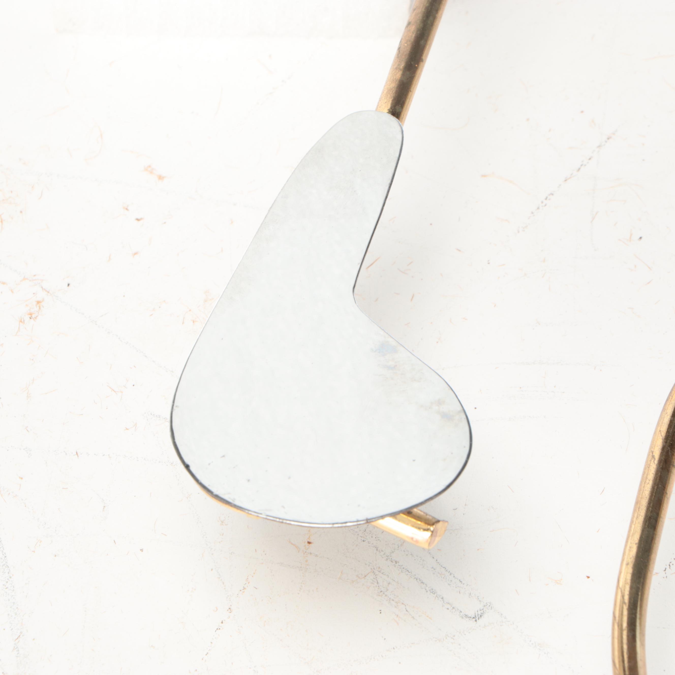 Curtis Jeré Brass and Steel Golfer Wall Sculpture