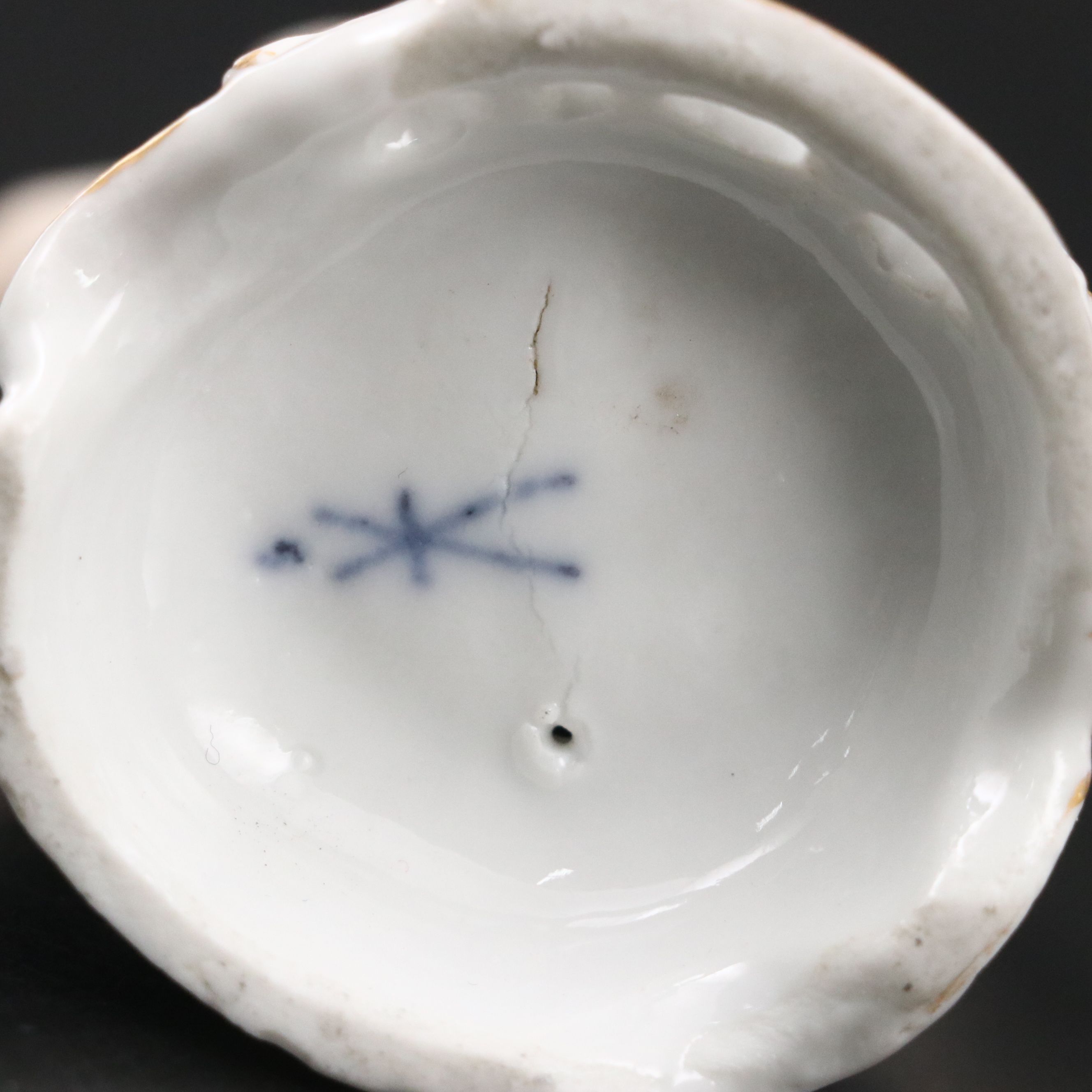 Edme Samson Dresden Style Porcelain Vulcan Figurine