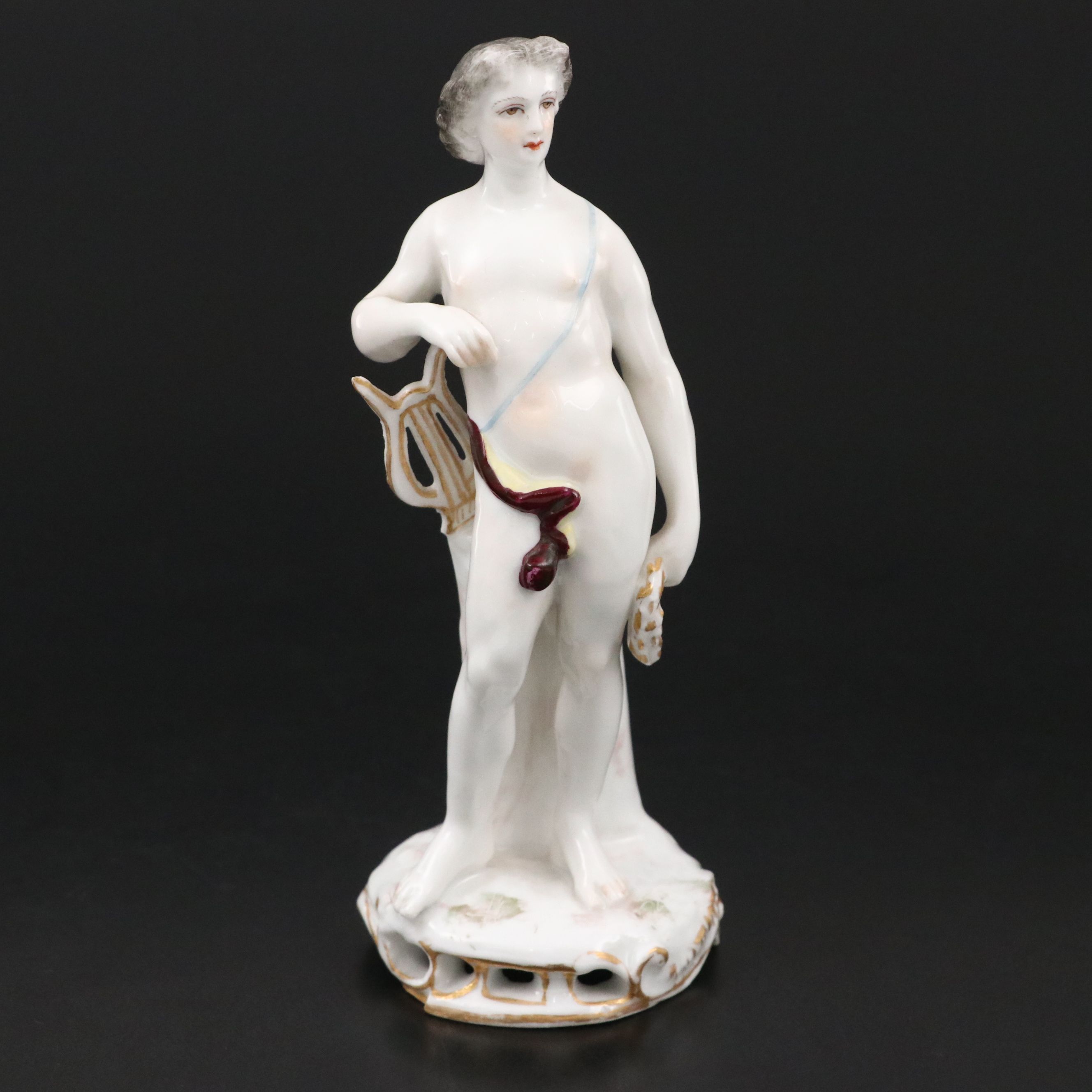 Meissen Porcelain Orpheus Figurine, Early to Mid-20th Century