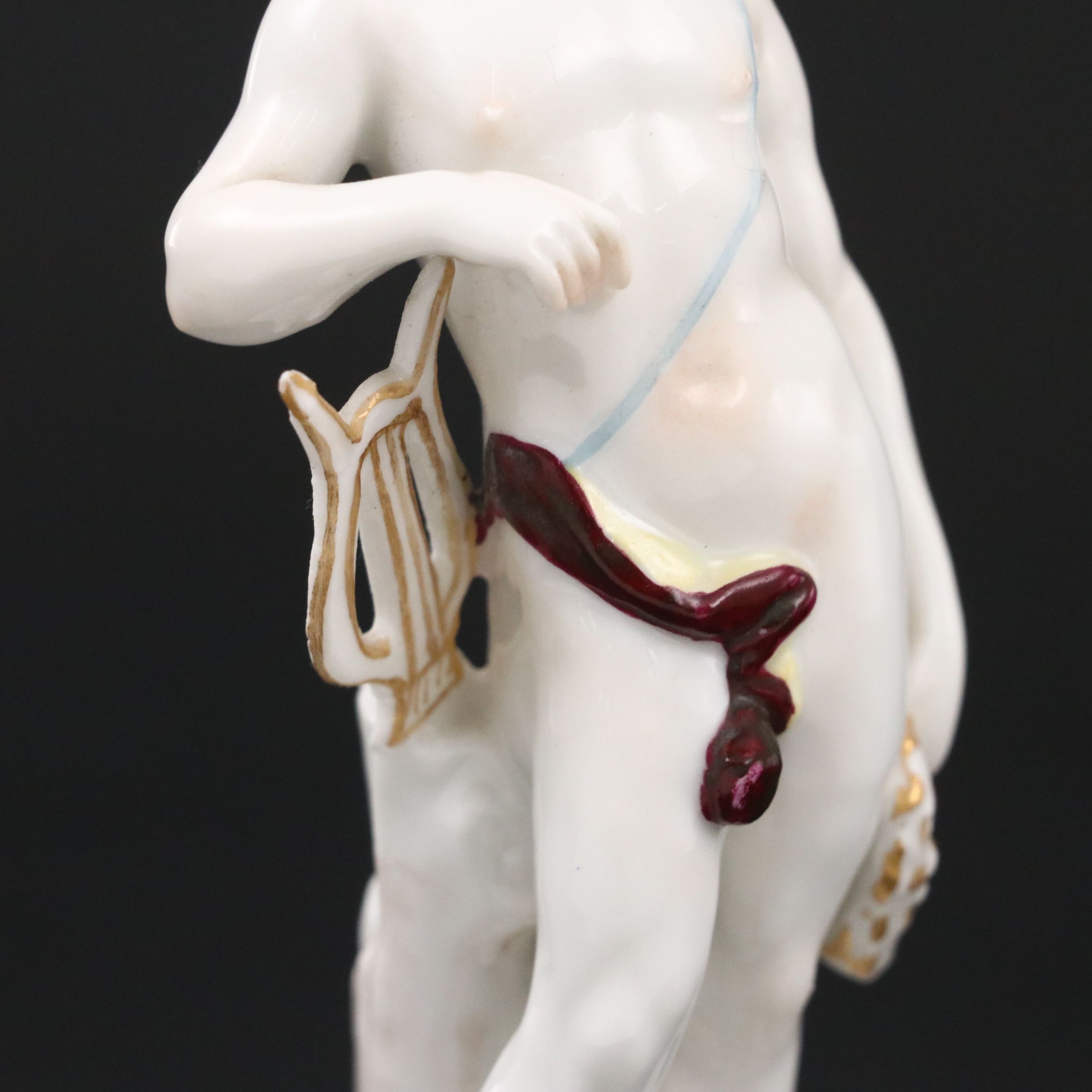 Meissen Porcelain Orpheus Figurine, Early to Mid-20th Century
