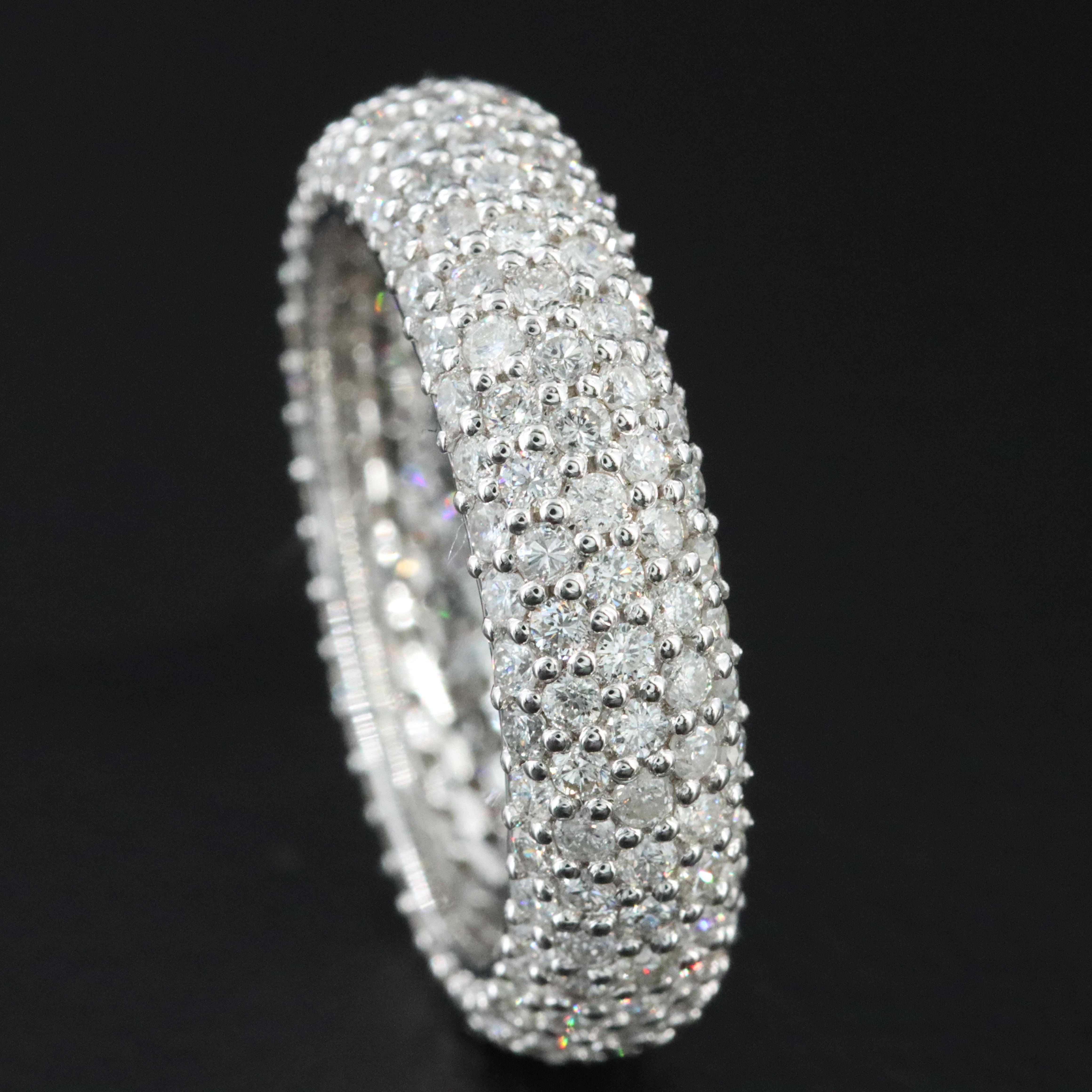 14K 2.36 CTW Diamond Eternity Band