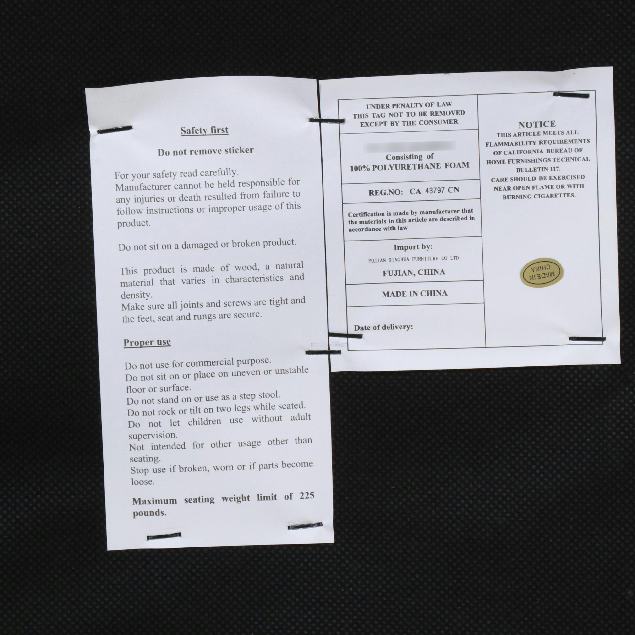 French Provincial Style Button-Tufted Bench