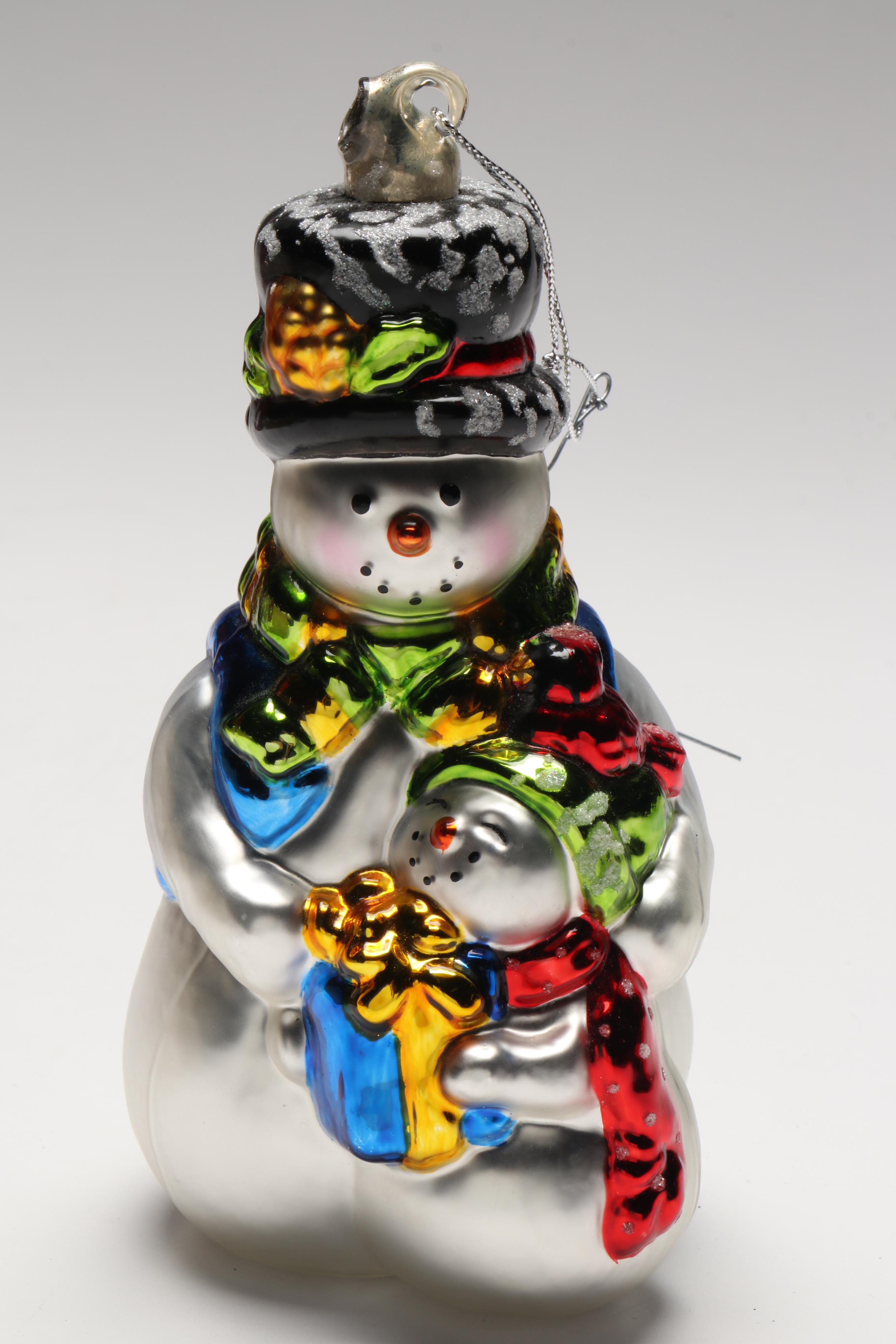 Waterford "Santa & Mrs. Claus," "Frosty Santa," and More Ornaments