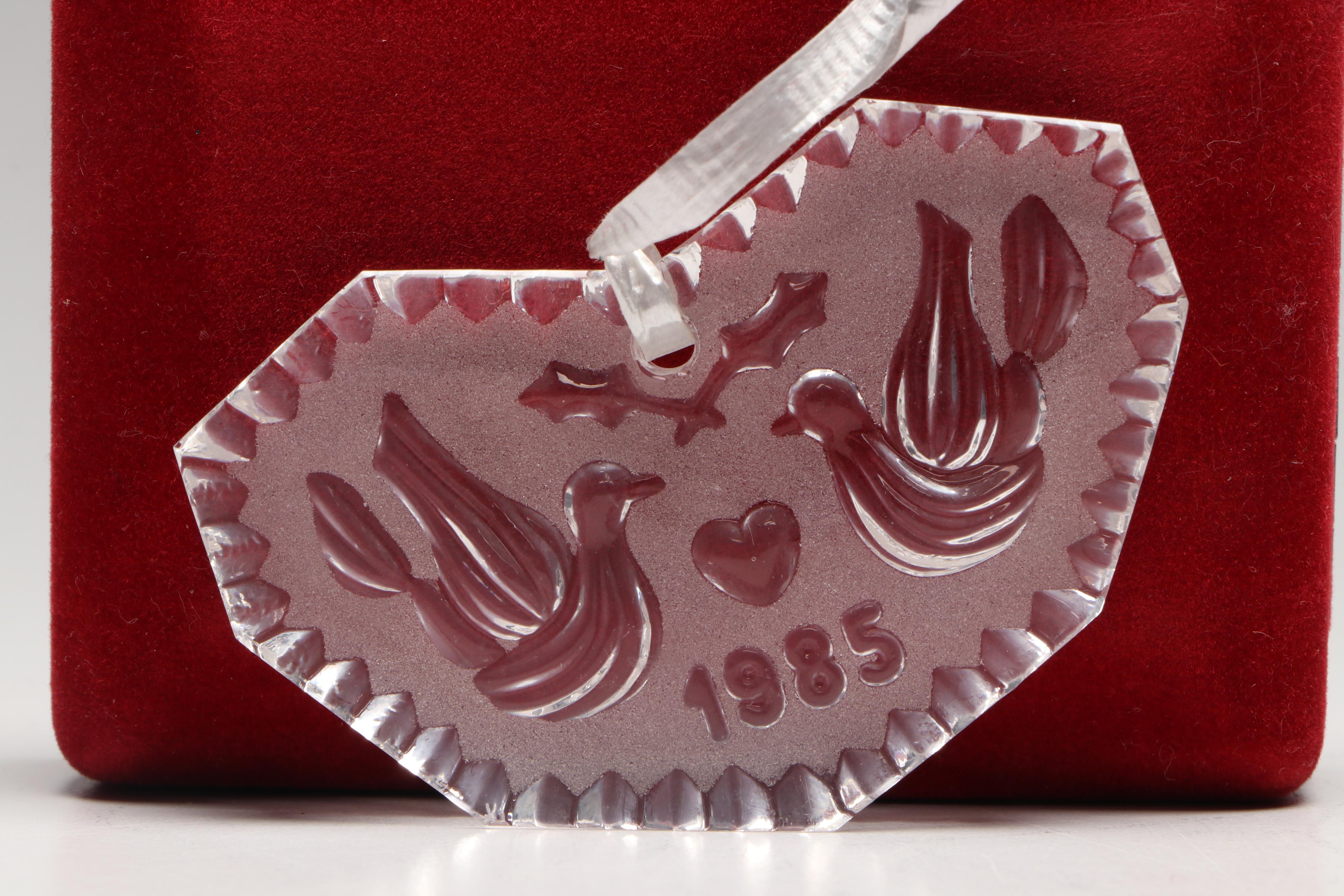 Waterford "Santa & Mrs. Claus," "Frosty Santa," and More Ornaments