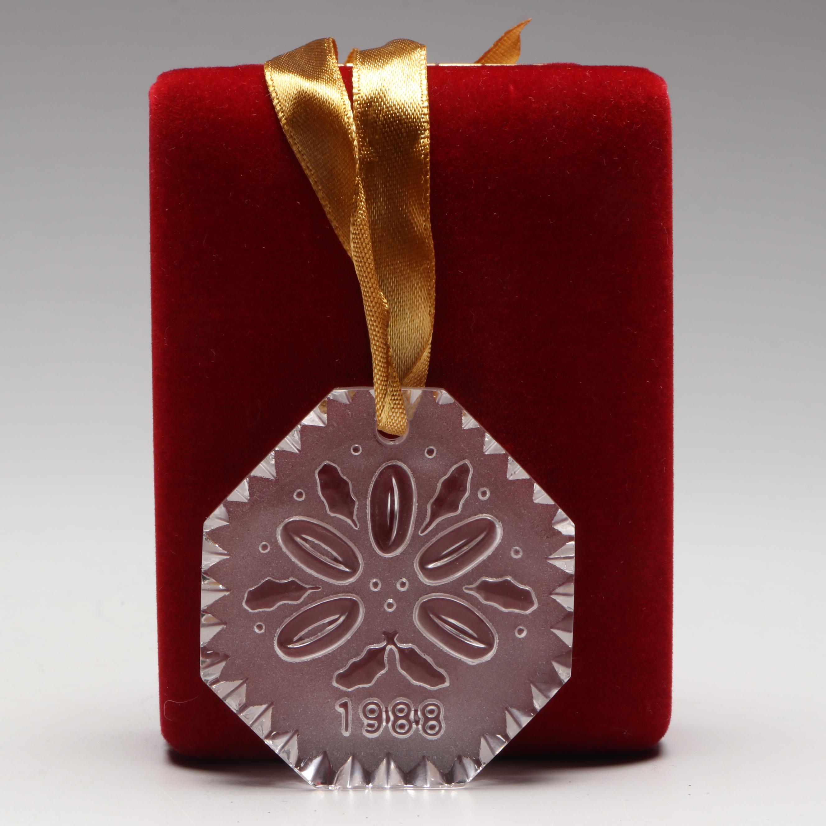 Waterford "Santa & Mrs. Claus," "Frosty Santa," and More Ornaments