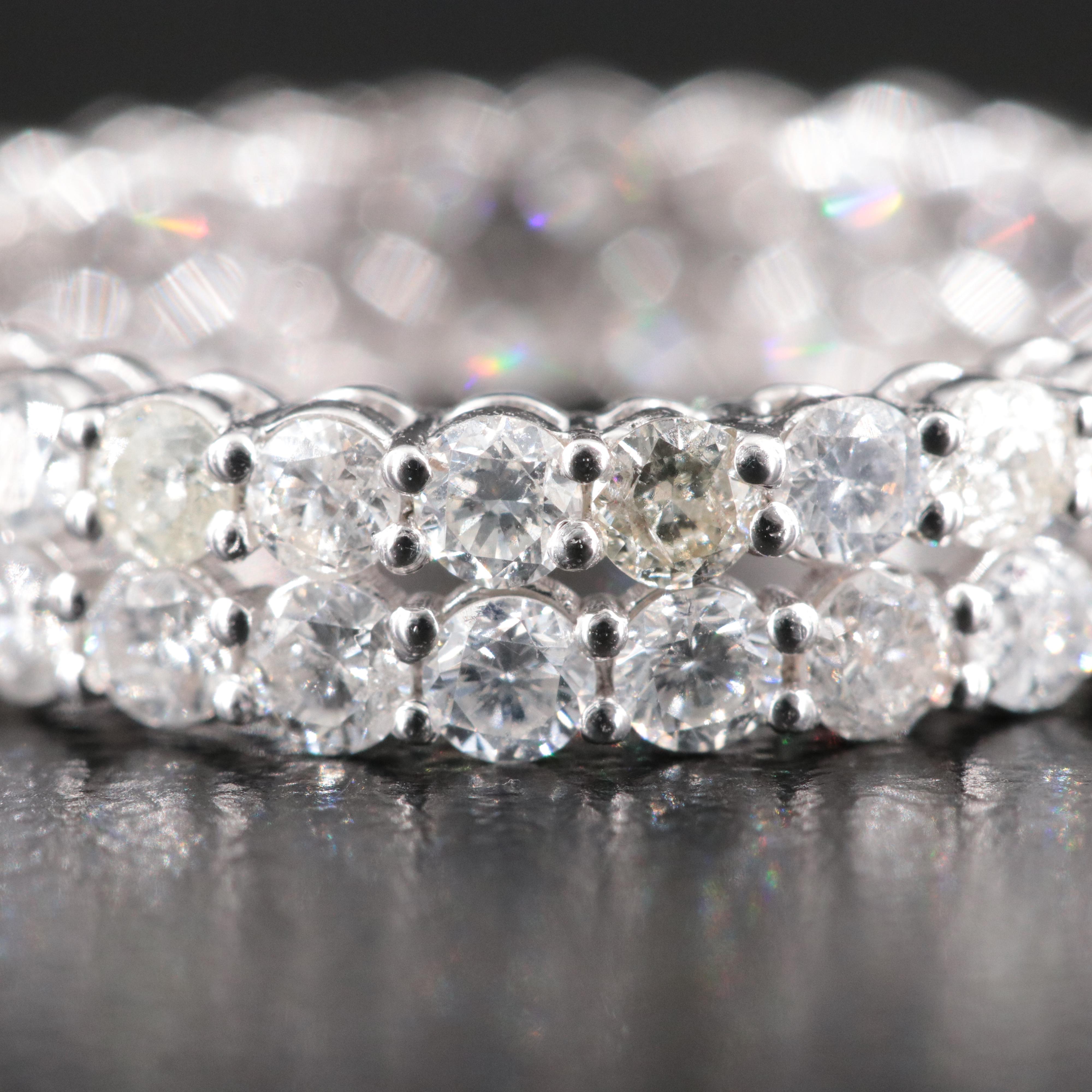 14K 2.44 CTW Diamond Eternity Band