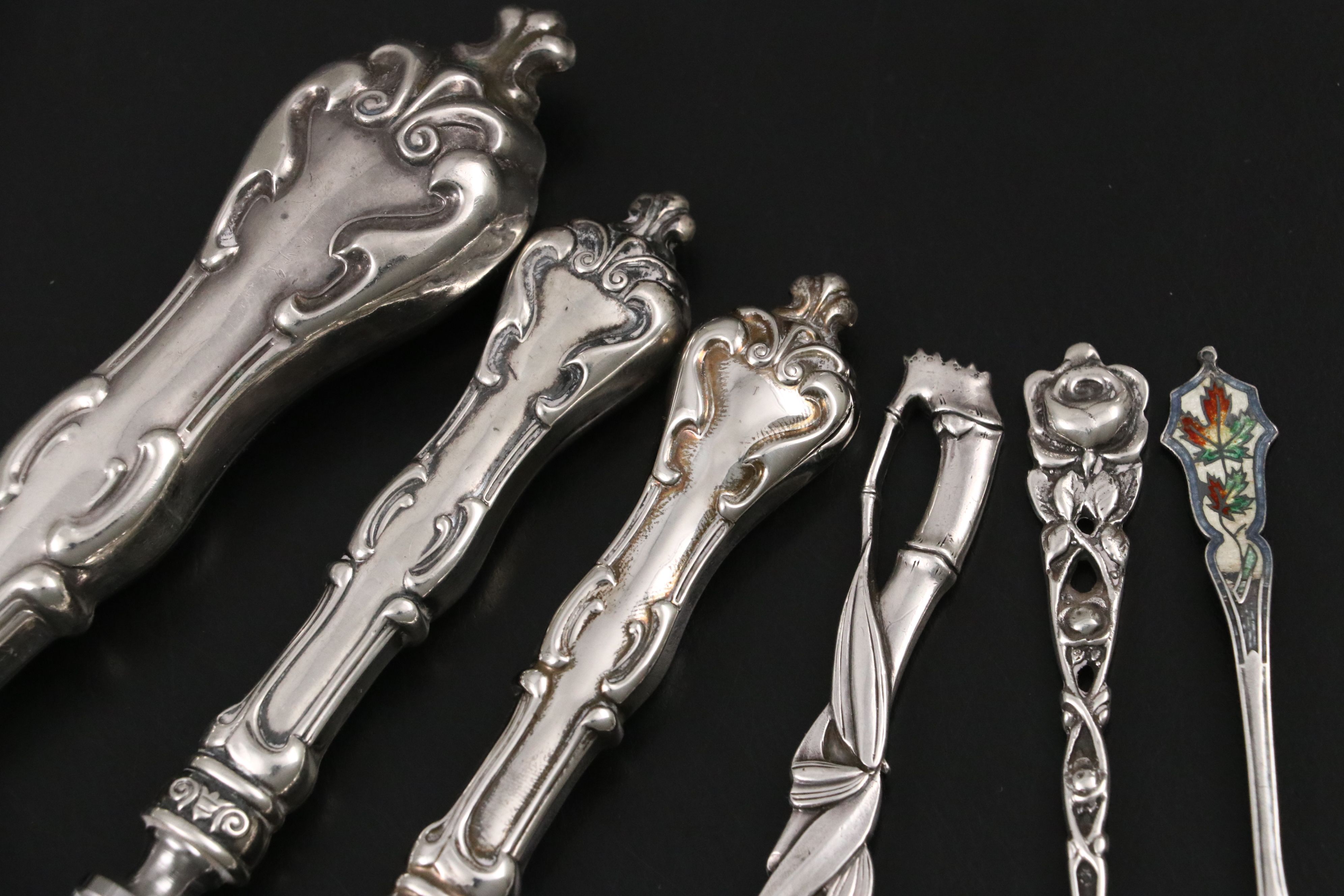 Ambassador Cutlery Cake Knife and Other Sterling Silver Table Accessories