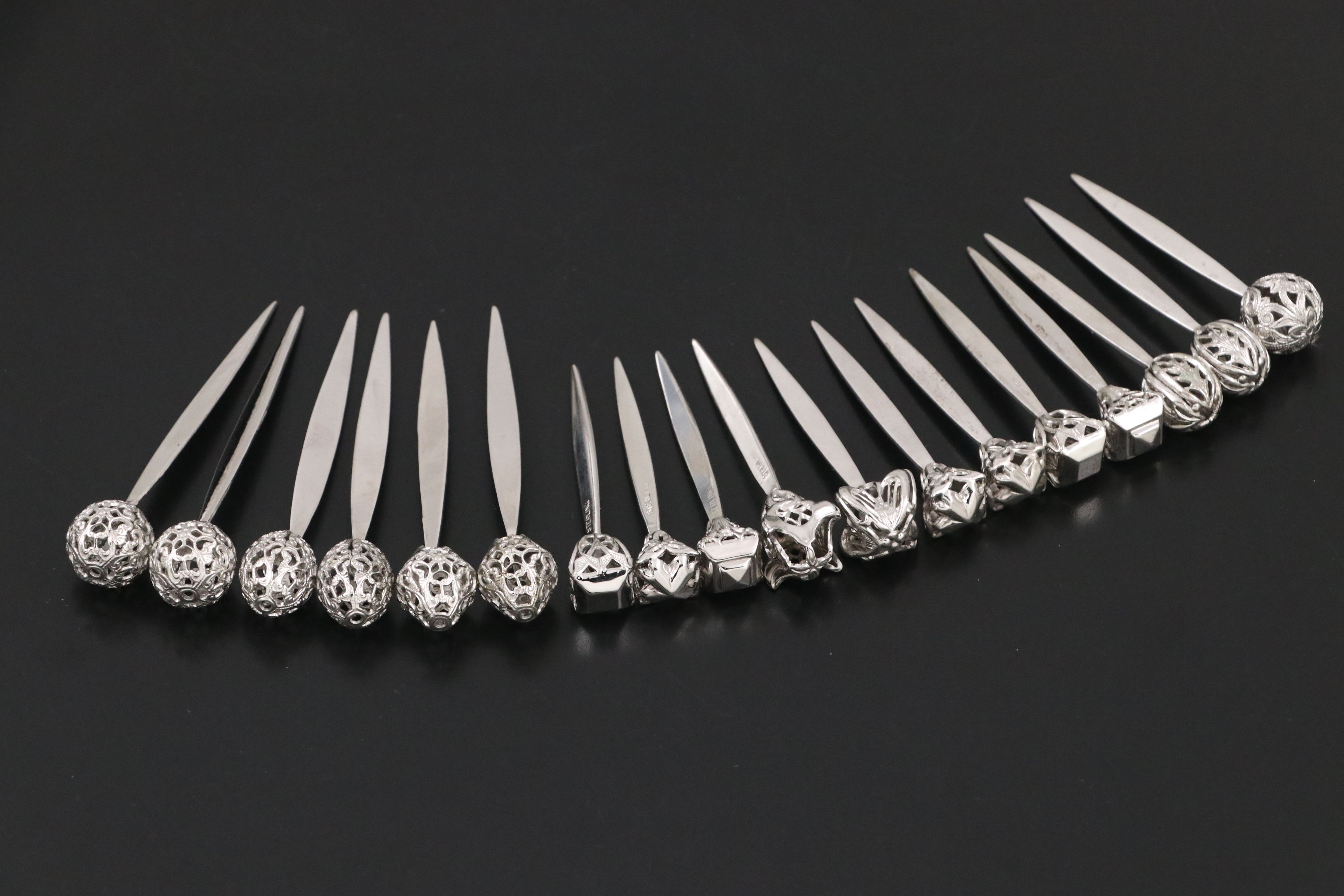 Ambassador Cutlery Cake Knife and Other Sterling Silver Table Accessories