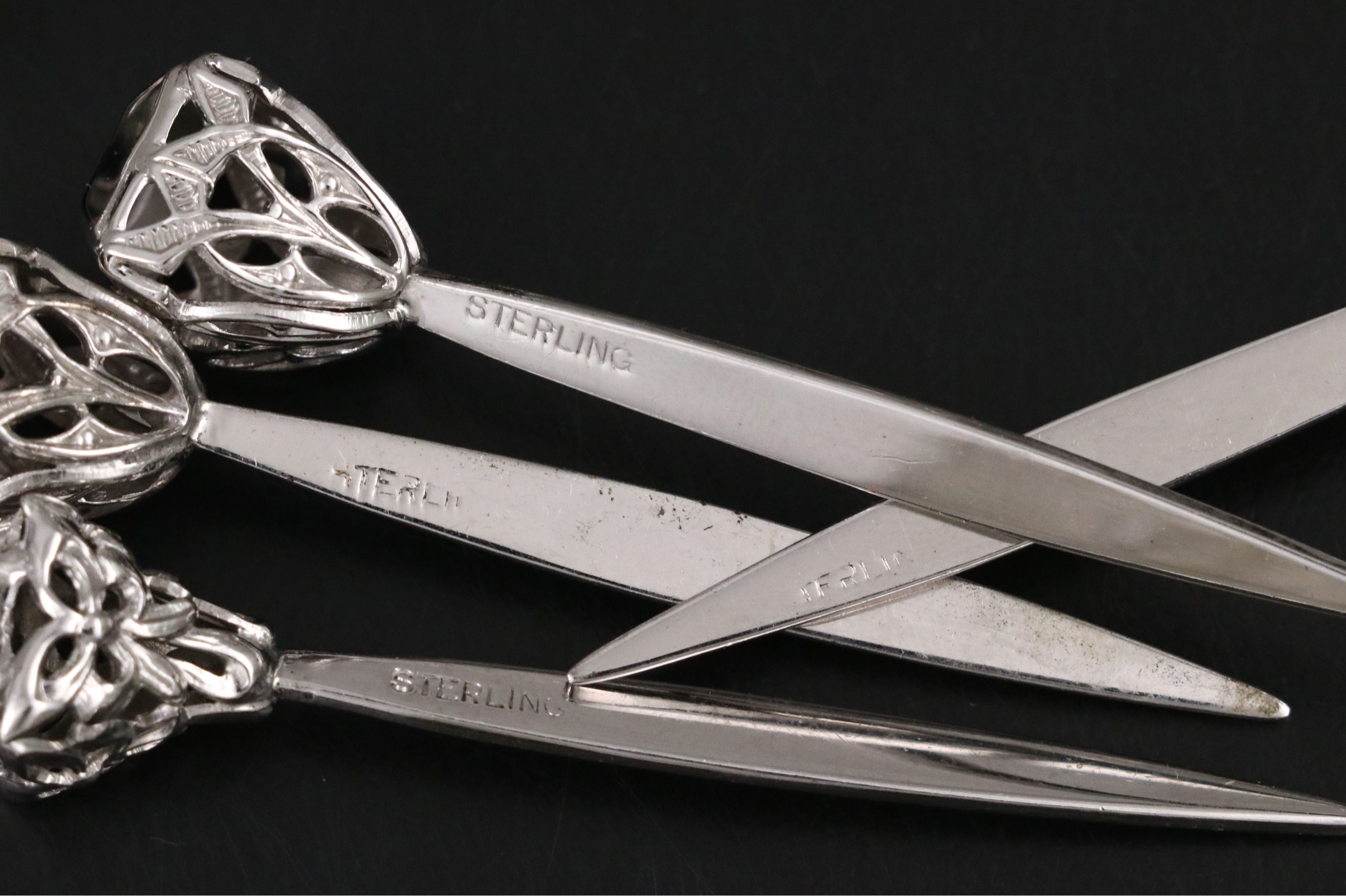 Ambassador Cutlery Cake Knife and Other Sterling Silver Table Accessories