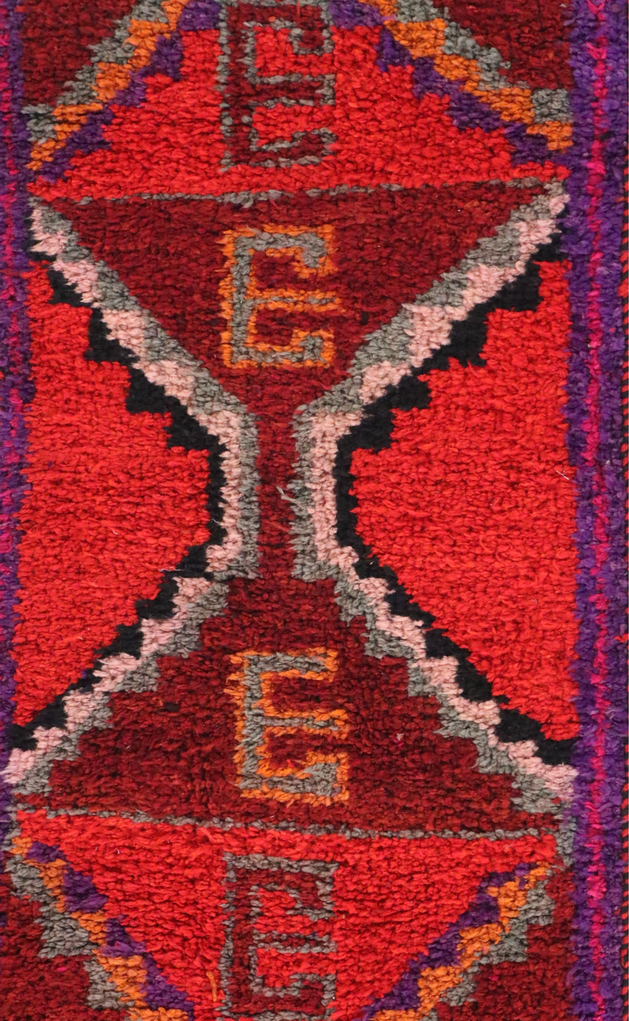 3'4 x 10'6 Hand-Knotted Turkish Village Long Rug