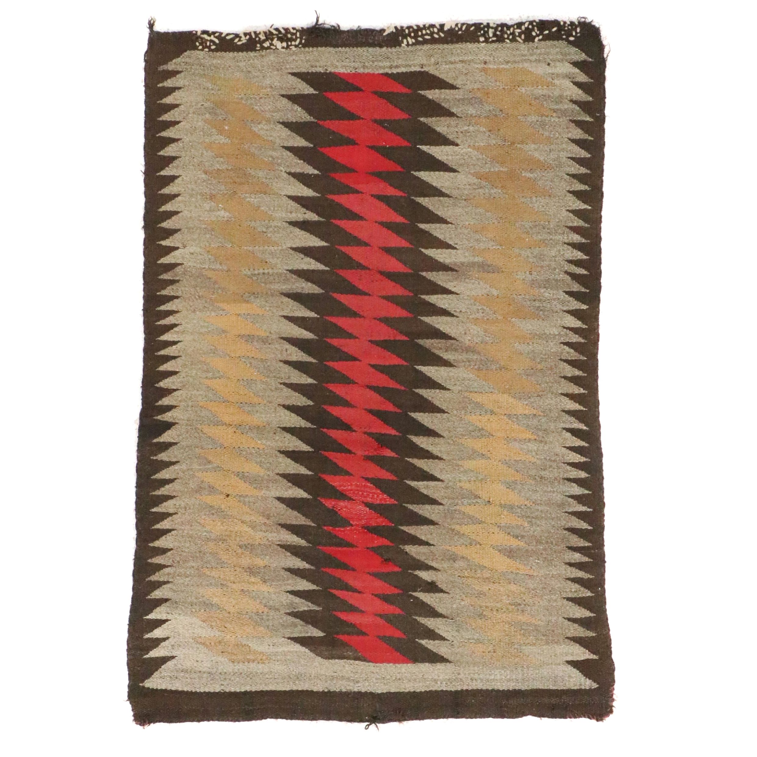 2'7 x 3'9 Handwoven Navajo Accent Rug