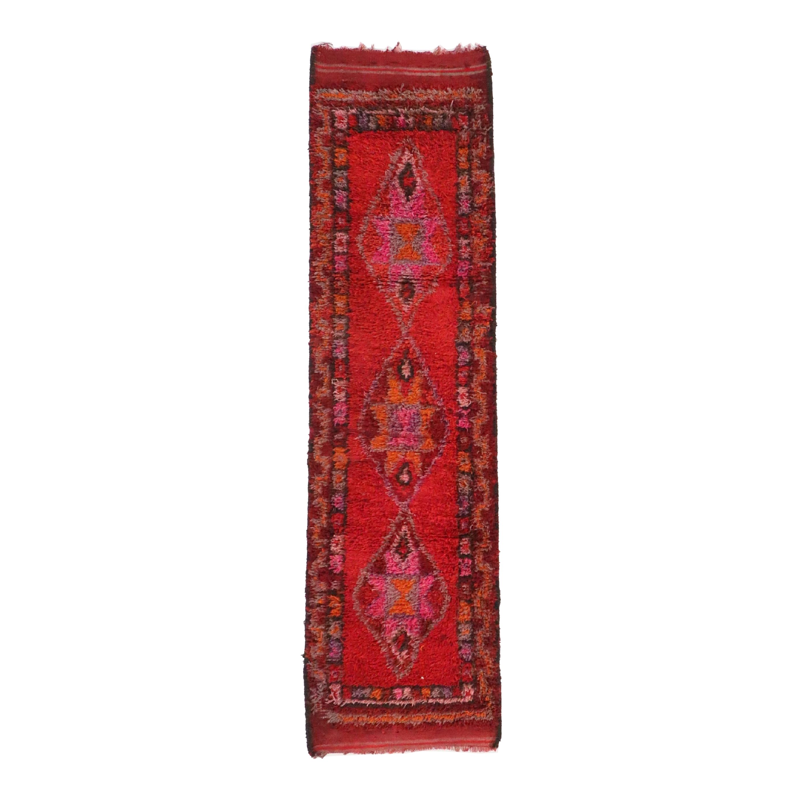 2'11 x 10'10 Hand-Knotted Turkish Village Carpet Runner