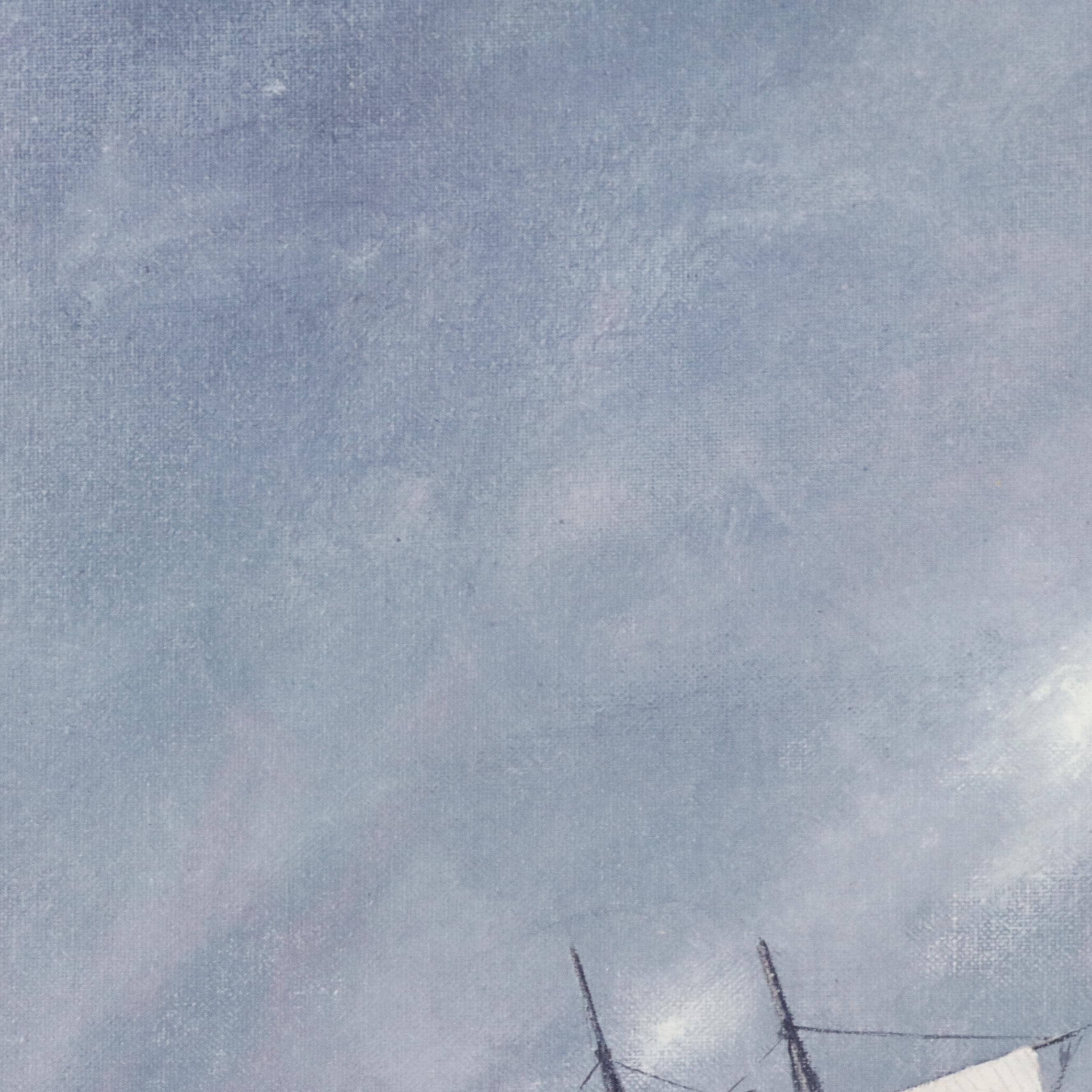 Jim Clary Offset Lithograph with Remarque "The 13th Crossing"