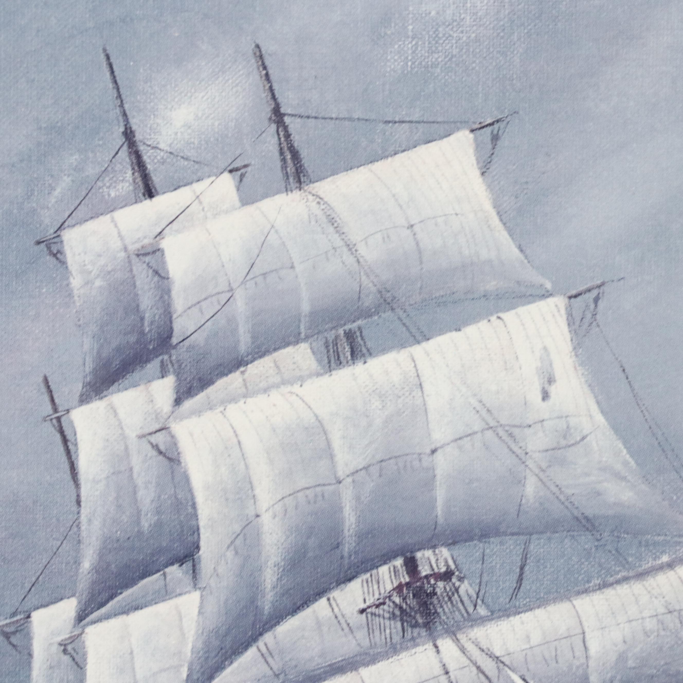 Jim Clary Offset Lithograph with Remarque "The 13th Crossing"