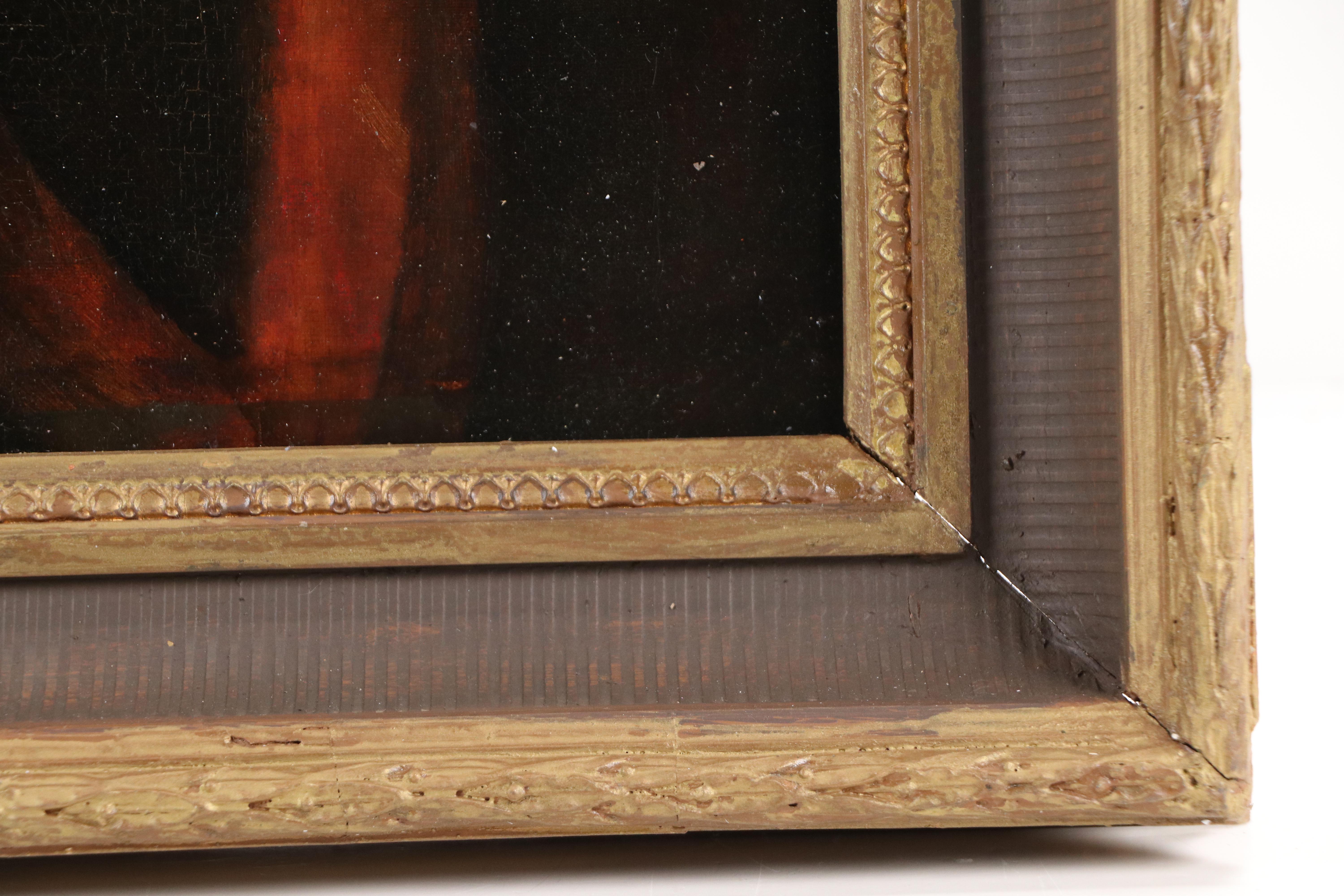 Style of Agnes Campbell Imlach Oil Portrait of a Gentleman or Reverend