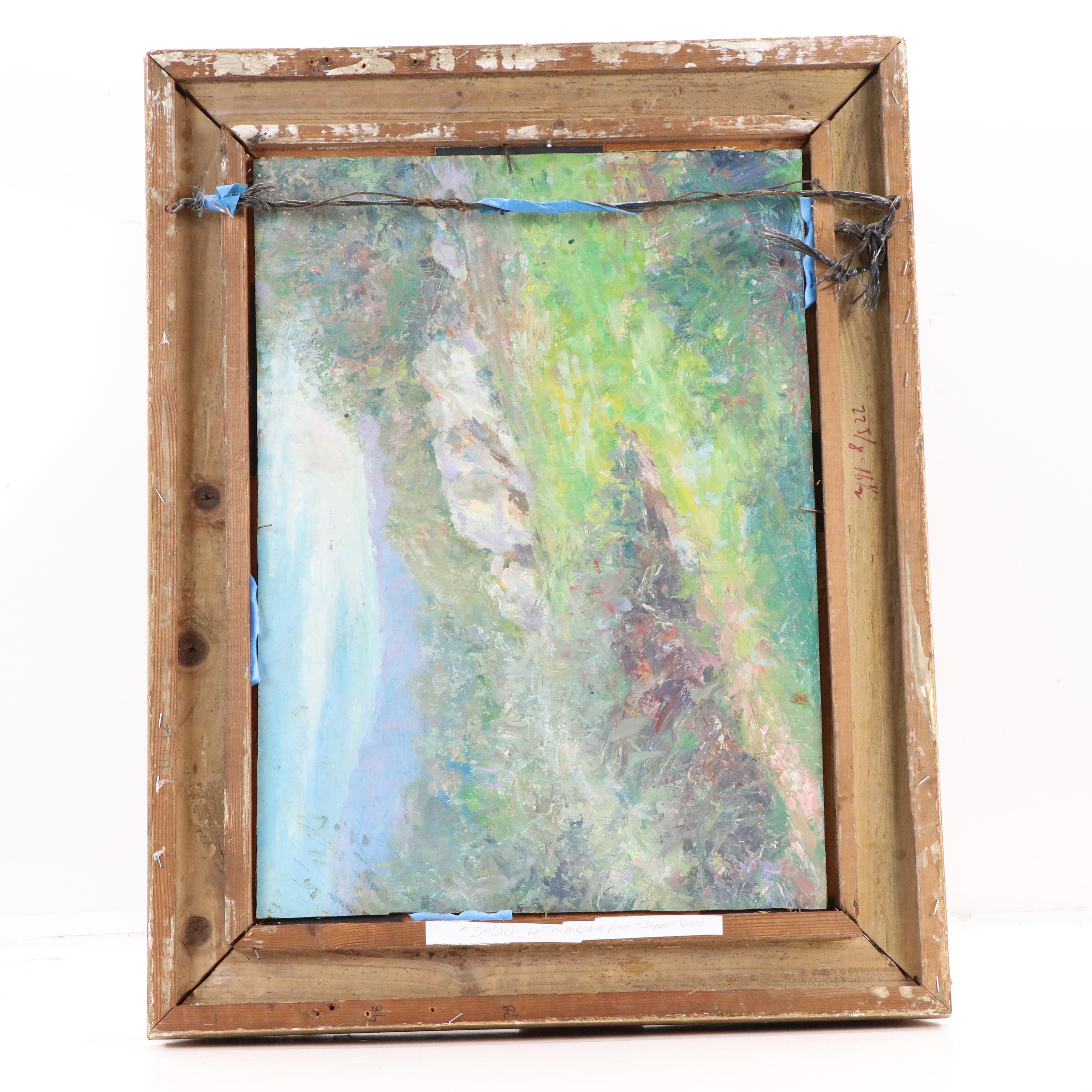 Style of Agnes Campbell Imlach Oil Portrait of a Gentleman or Reverend