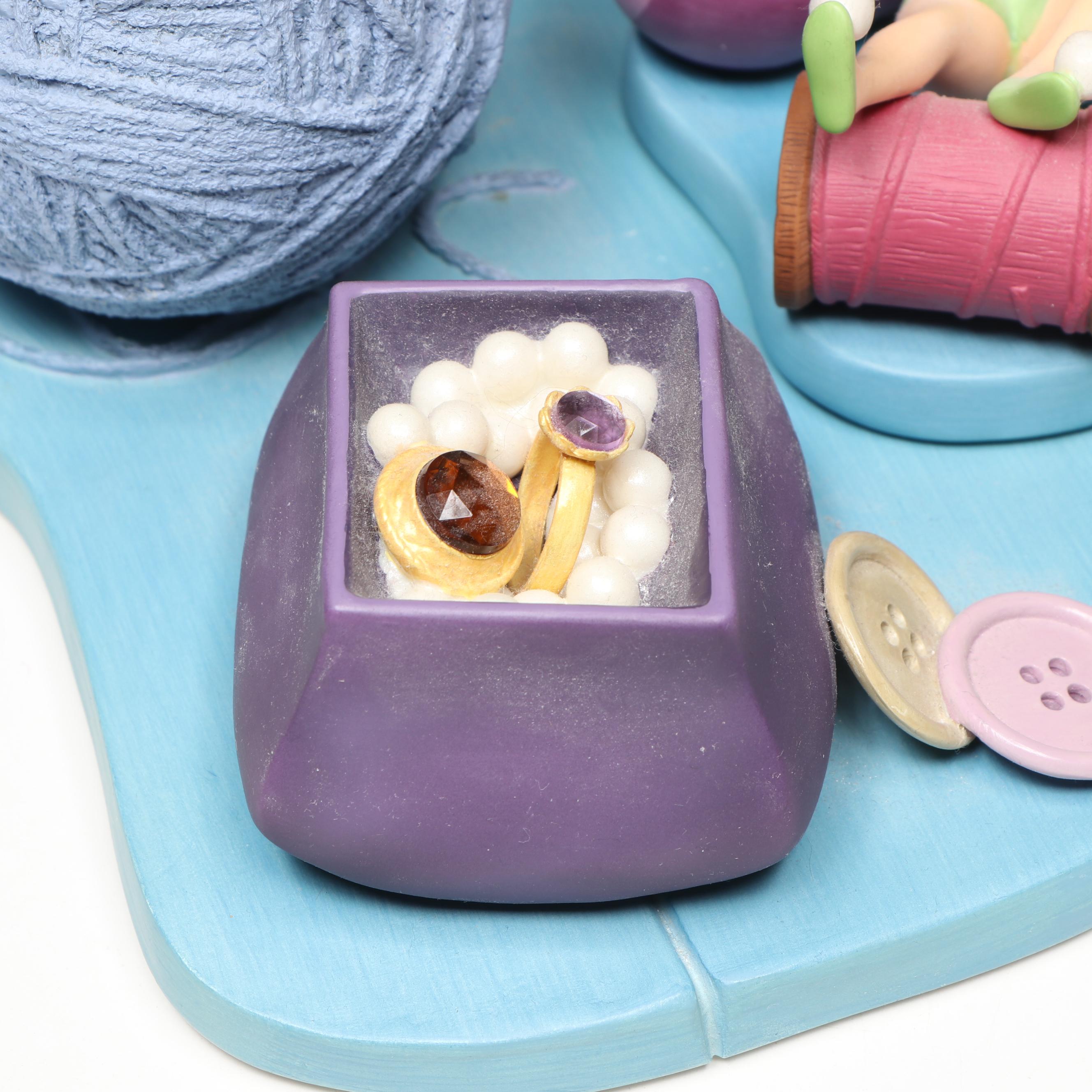 Disney Peter Pan "Little Charmer" Collectors Society Porcelain Figurine, 2001