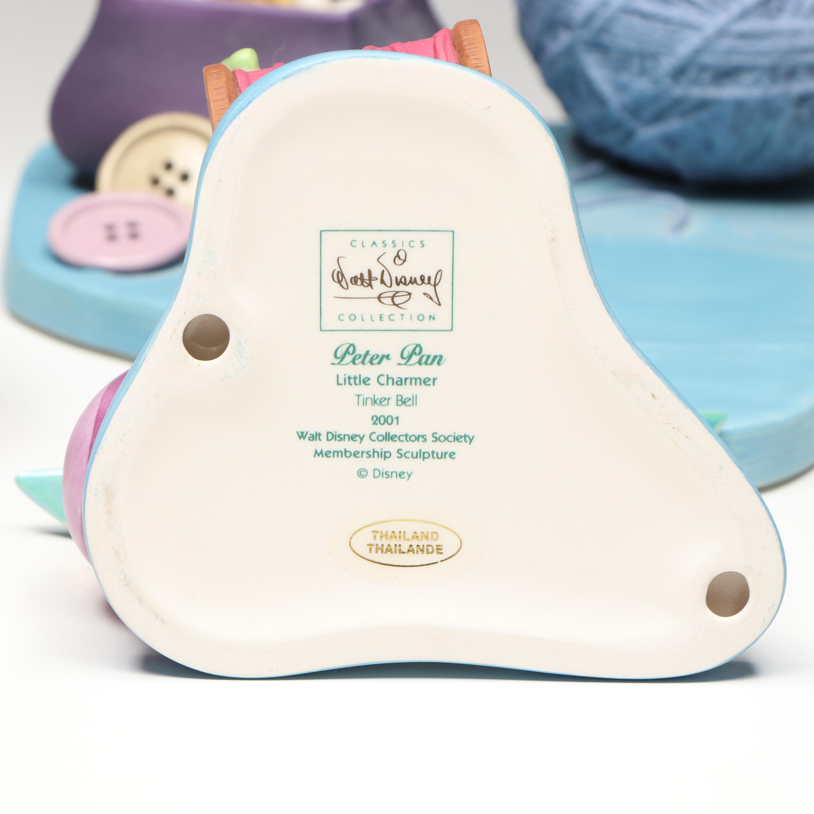 Disney Peter Pan "Little Charmer" Collectors Society Porcelain Figurine, 2001