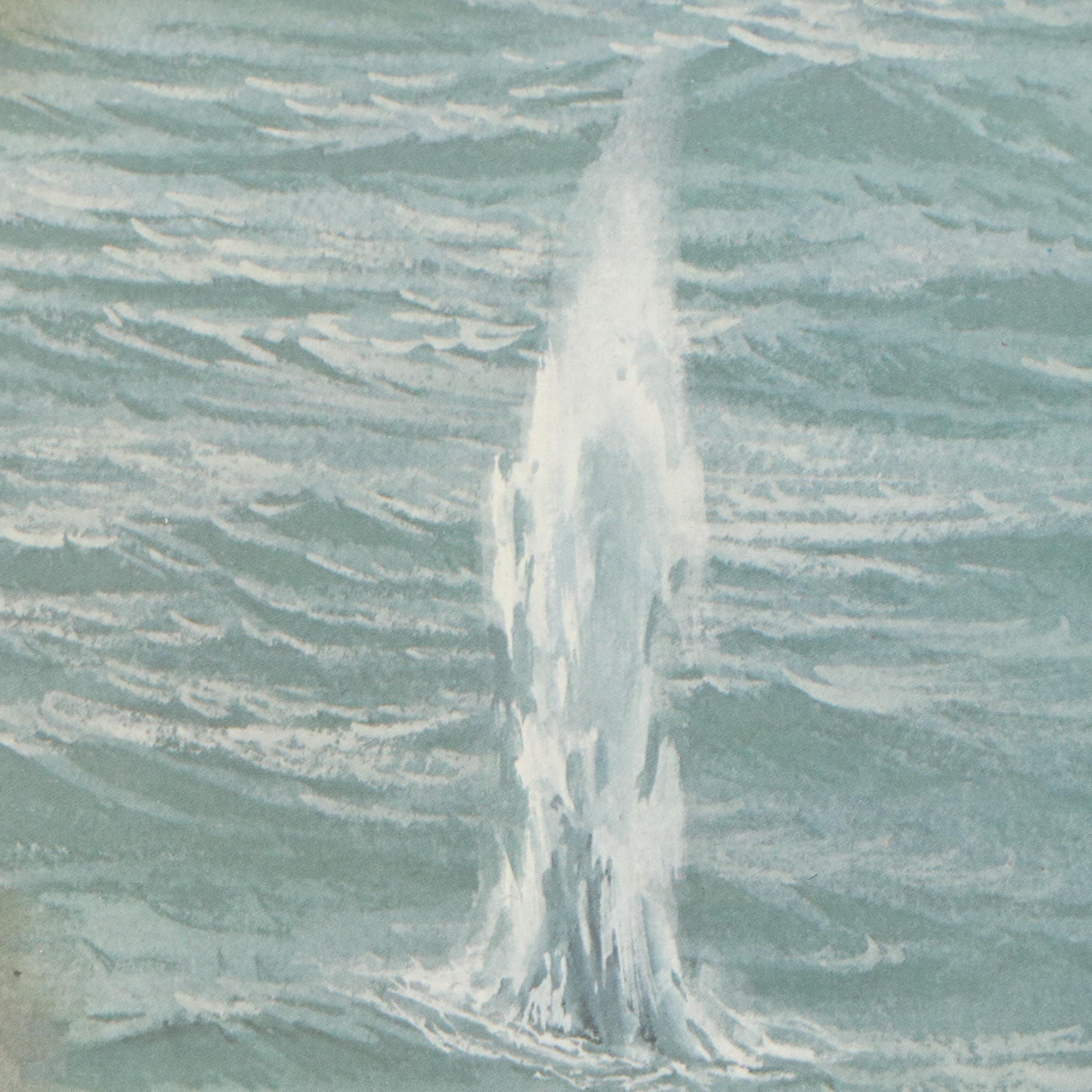 Tom W. Freeman Naval Battle Offset Lithograph "Sunday Showdown"