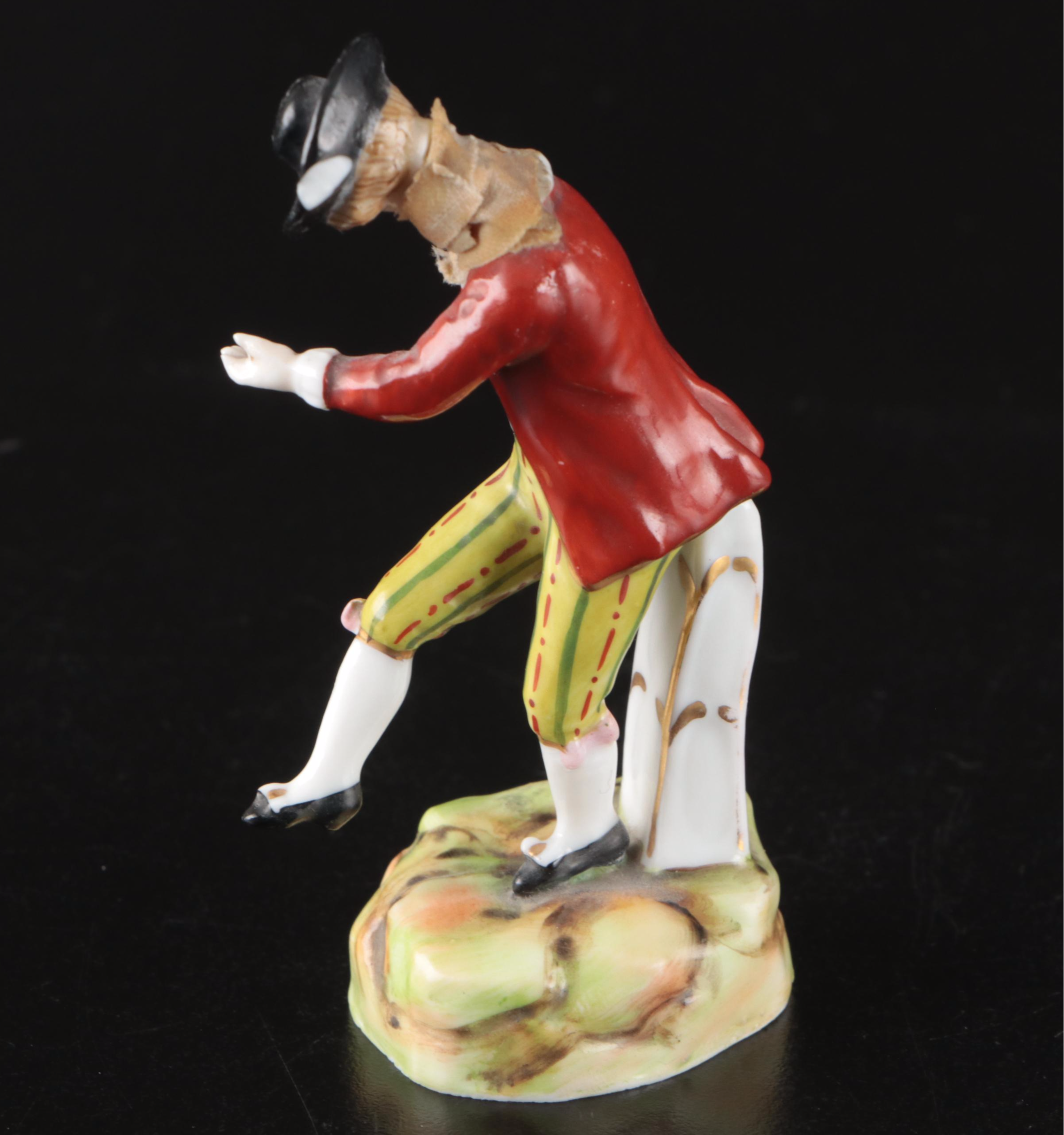 Pair of Sevres Style Bisque Figurine Vases with Royal Vienna Porcelain Figurines