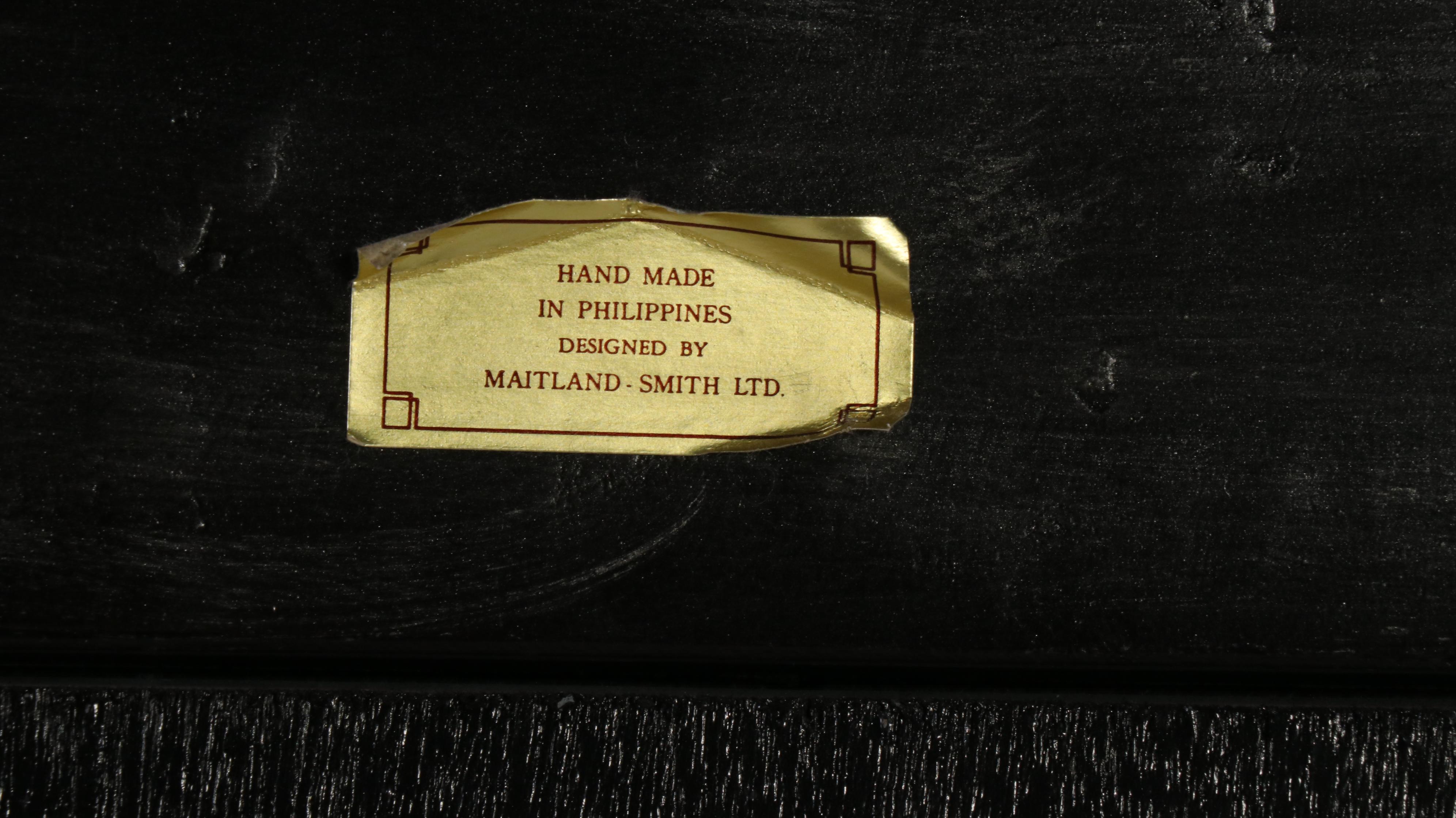 Maitland-Smith Neo-Grec Style Patinated Metal Illuminated Curio Cabinet