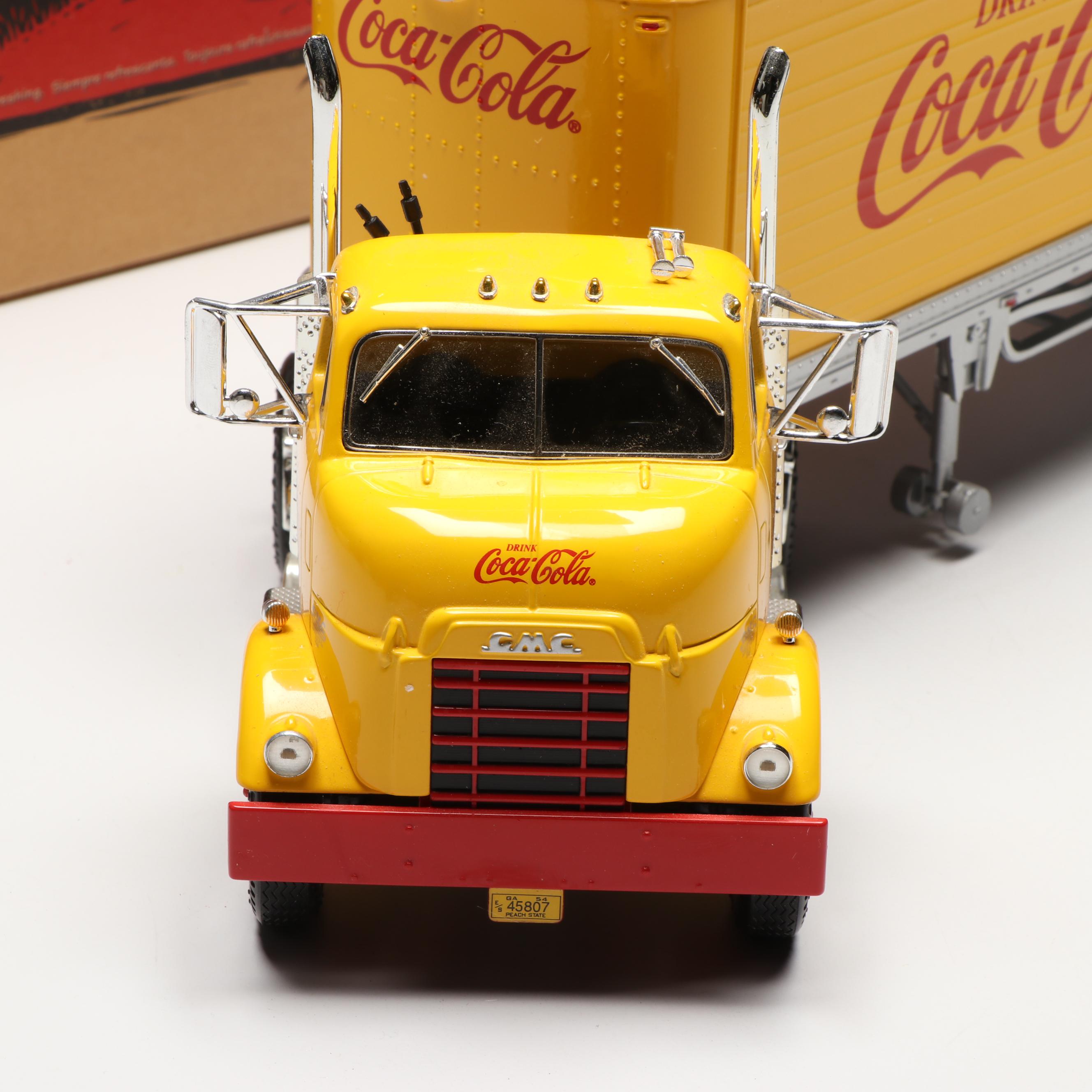 Ertl GMC Coca-Cola 1/25 Scale Model Tractor-Trailer with Original Box