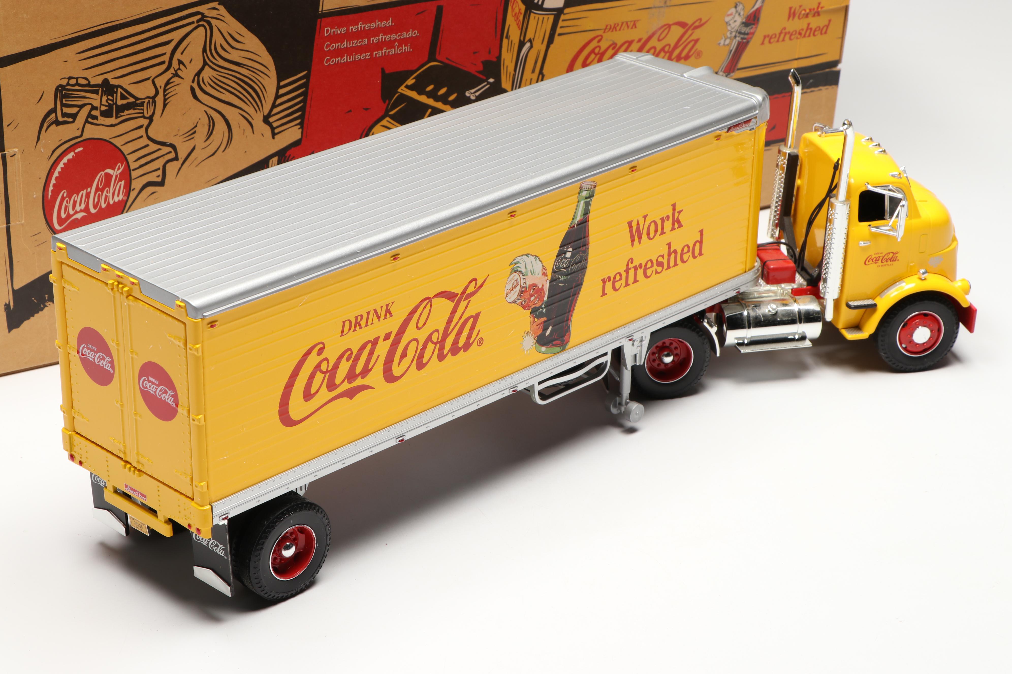 Ertl GMC Coca-Cola 1/25 Scale Model Tractor-Trailer with Original Box