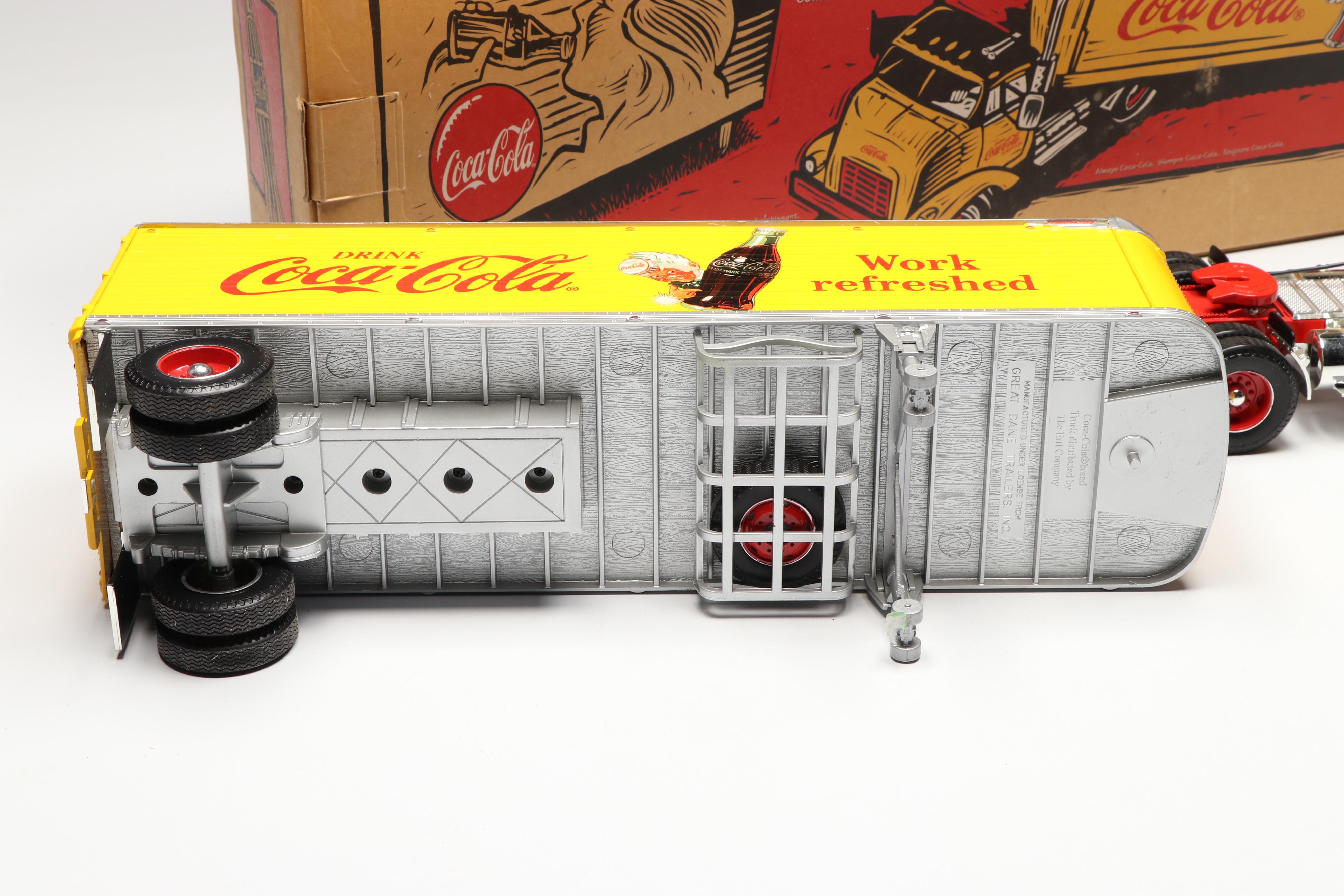 Ertl GMC Coca-Cola 1/25 Scale Model Tractor-Trailer with Original Box