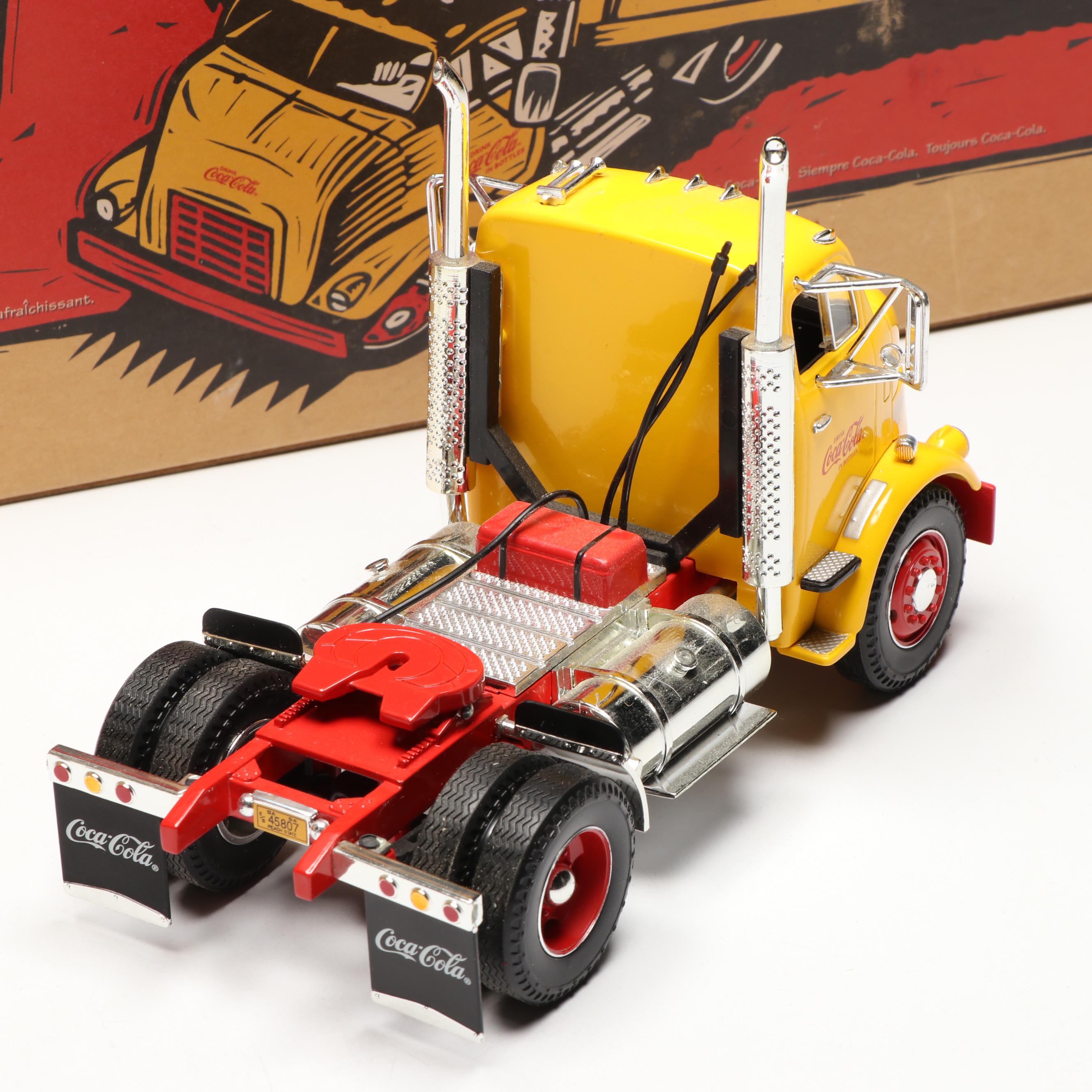 Ertl GMC Coca-Cola 1/25 Scale Model Tractor-Trailer with Original Box
