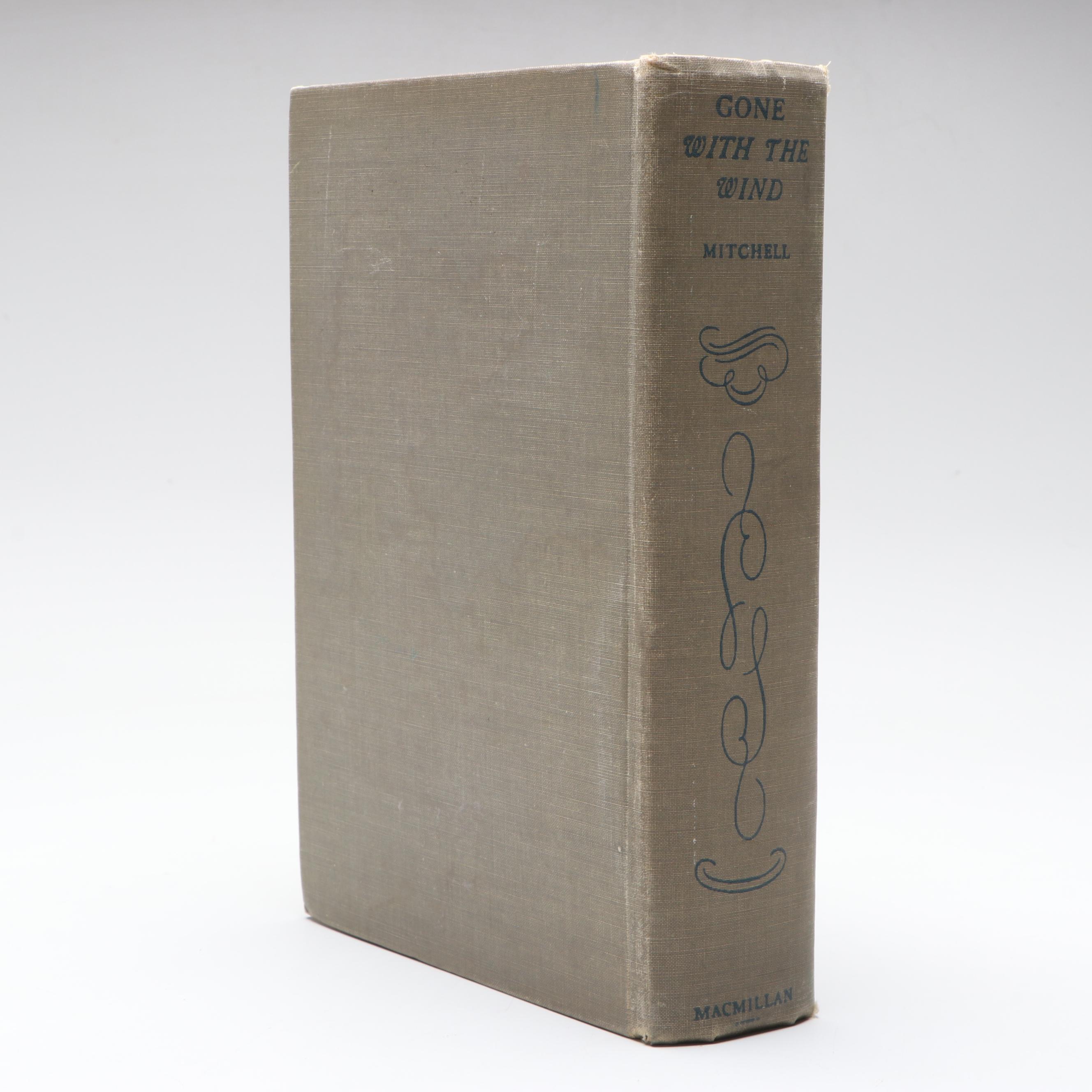 Early Printing "Gone with the Wind" by Margaret Mitchell, 1936