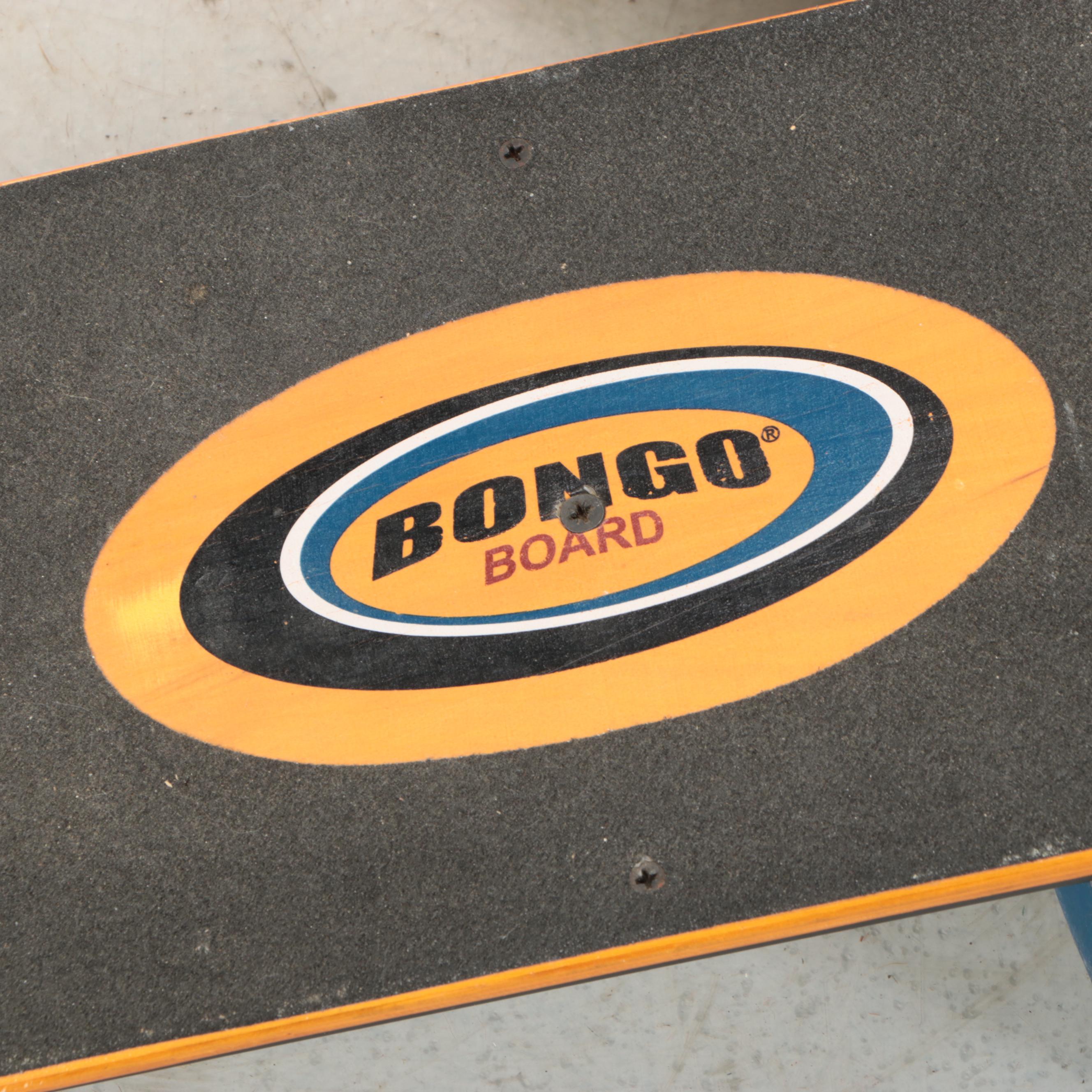 Bongo Board with Hobie and Other Skateboard