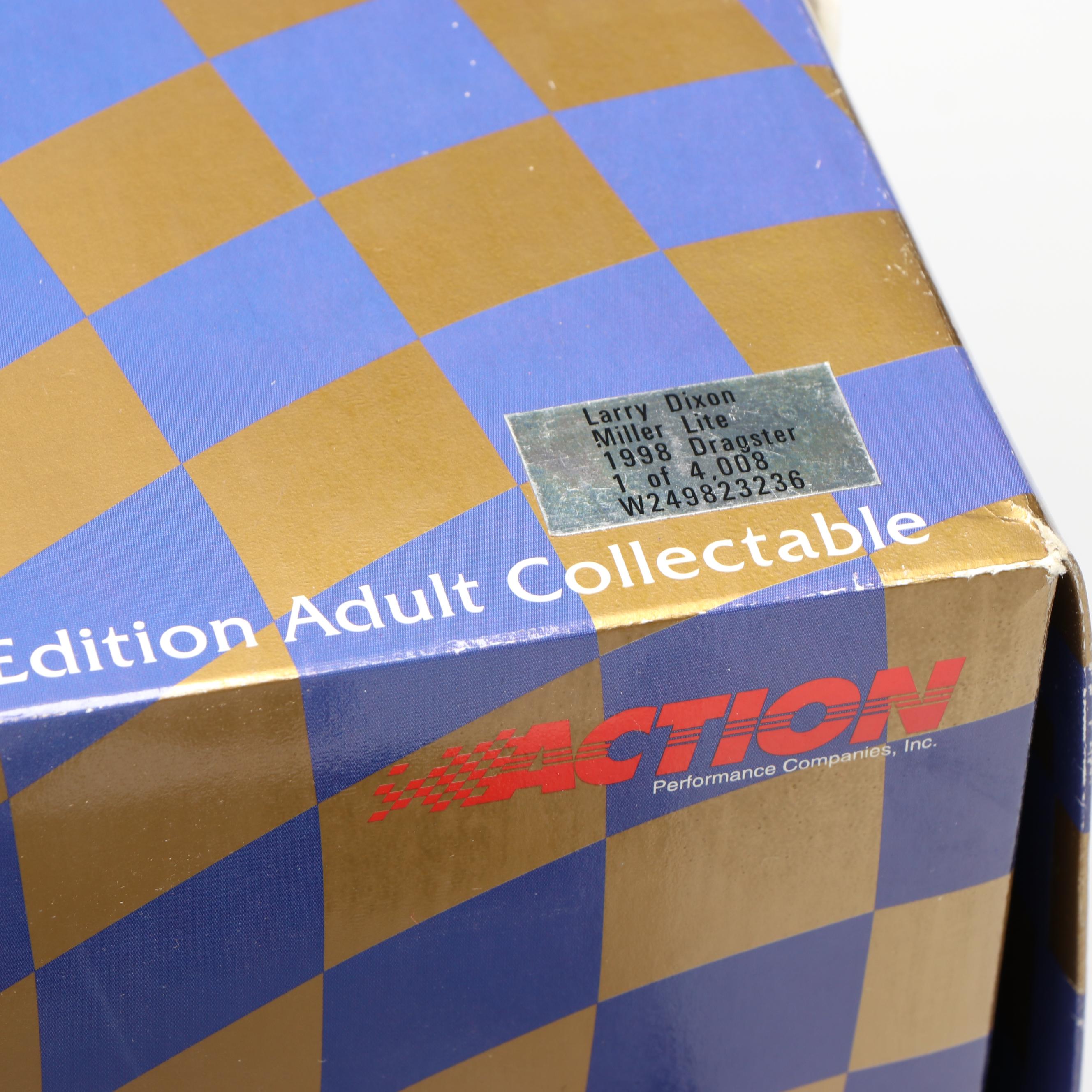 Action Platinum Series NHRA Larry Dixon Miller Lite Scale Model Dragster