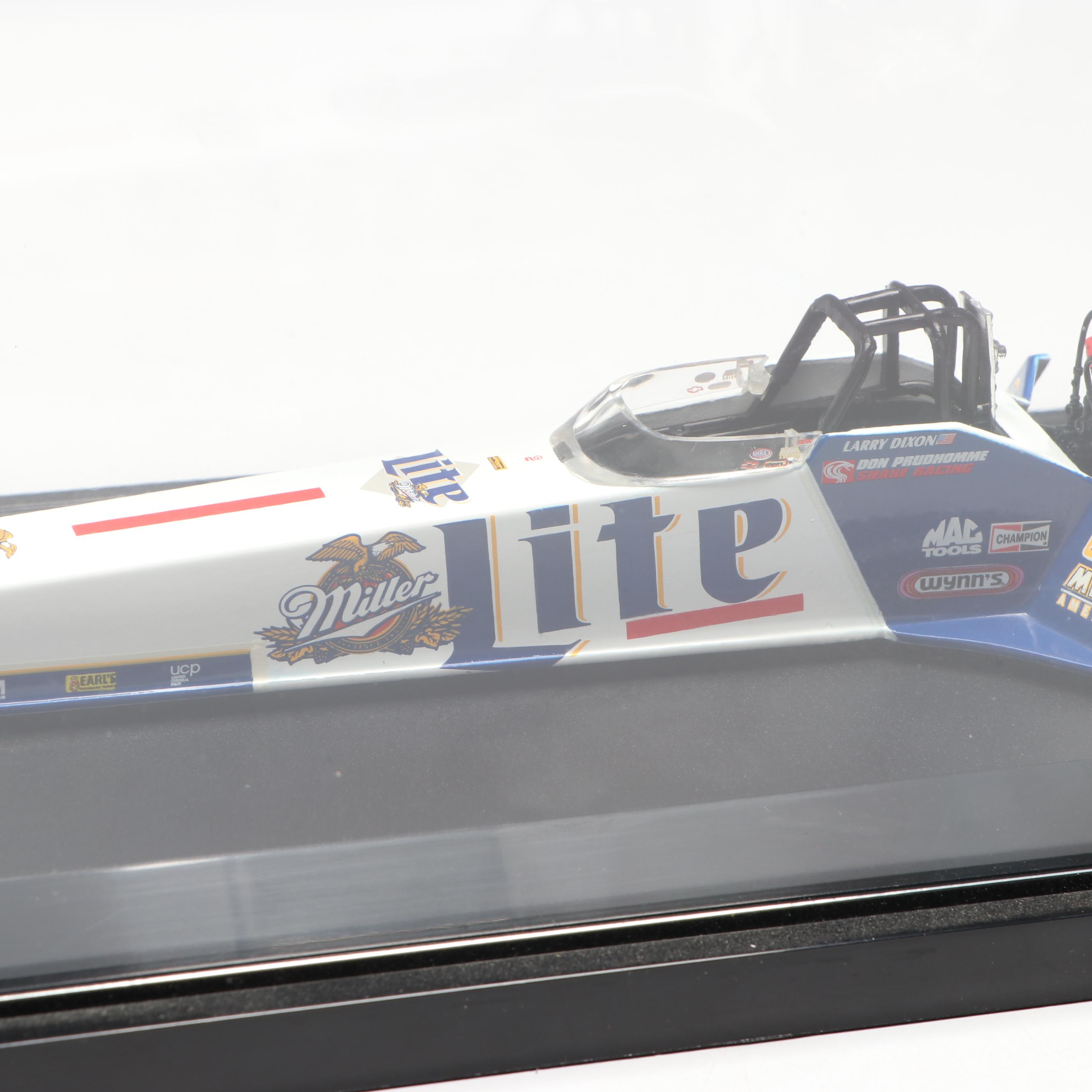 Action Platinum Series NHRA Larry Dixon Miller Lite Scale Model Dragster