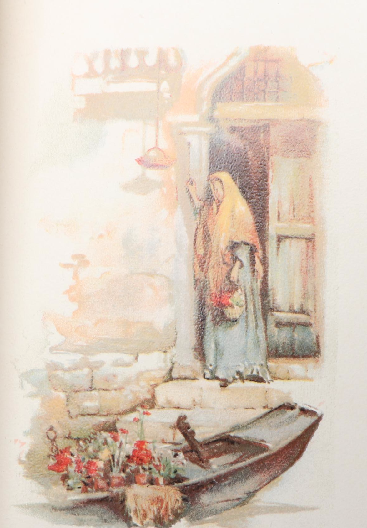 Illustrated "Venetian Life" Two-Volume Set by William Dean Howells, 1900